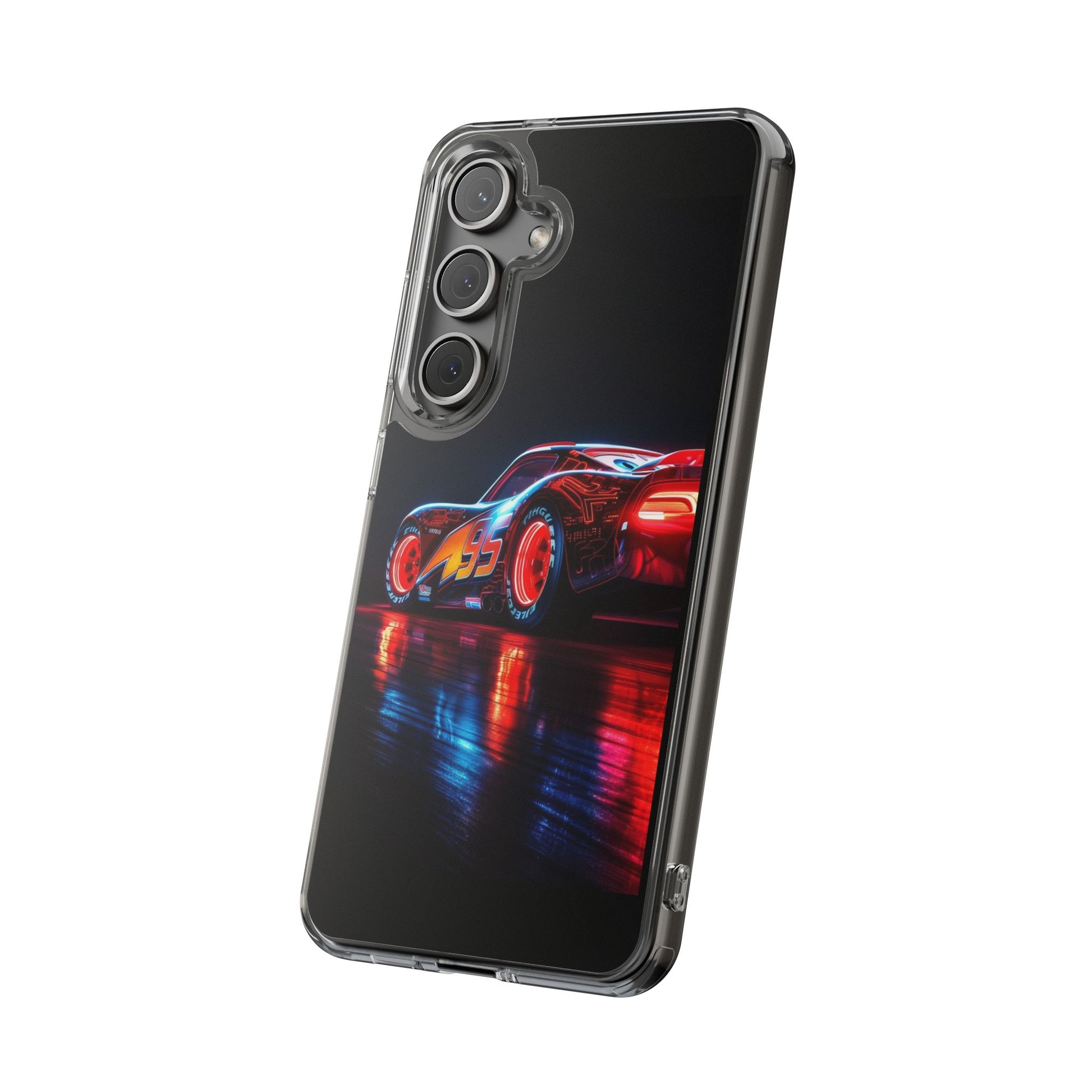 Lightning McQueen Themed Sports car Iphone, Samsung case