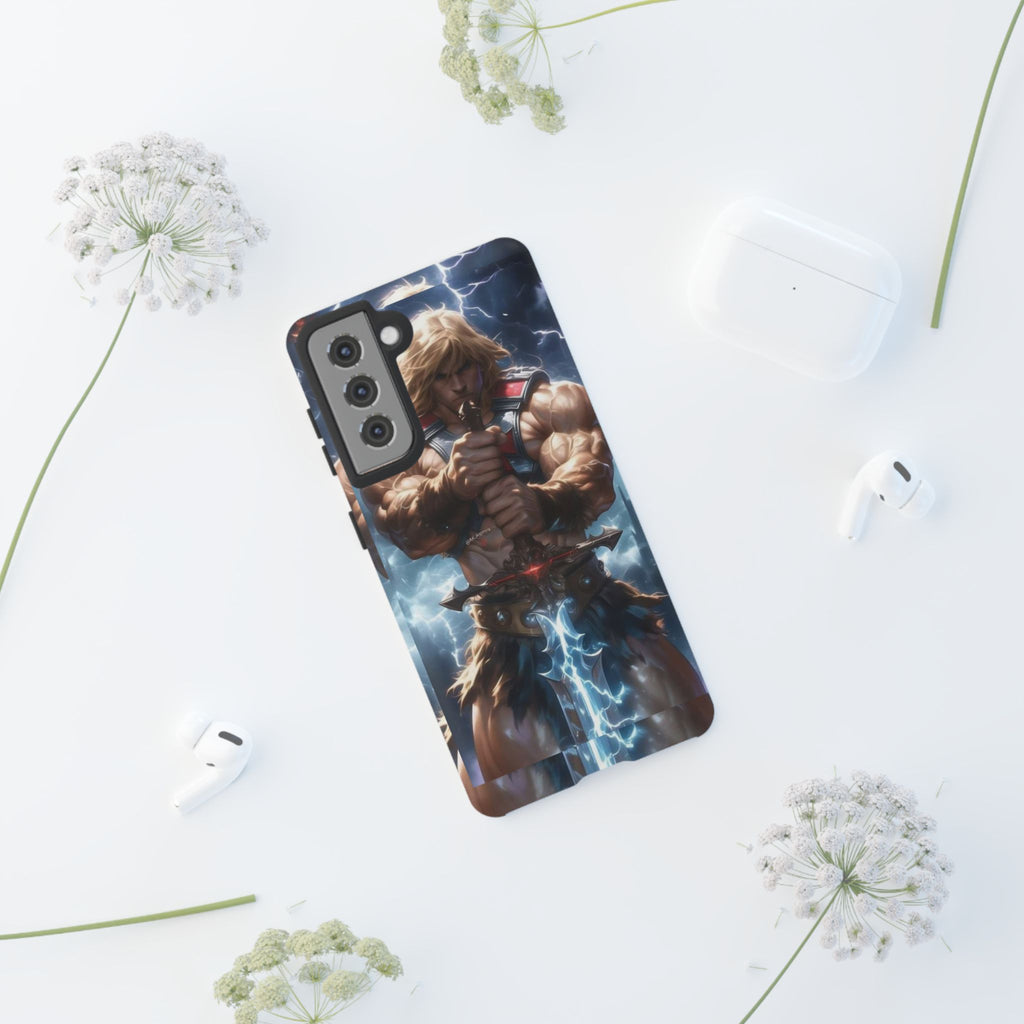 He-Man Masters of the Universe Tough Cases for iPhones, Samsung, and Pixel