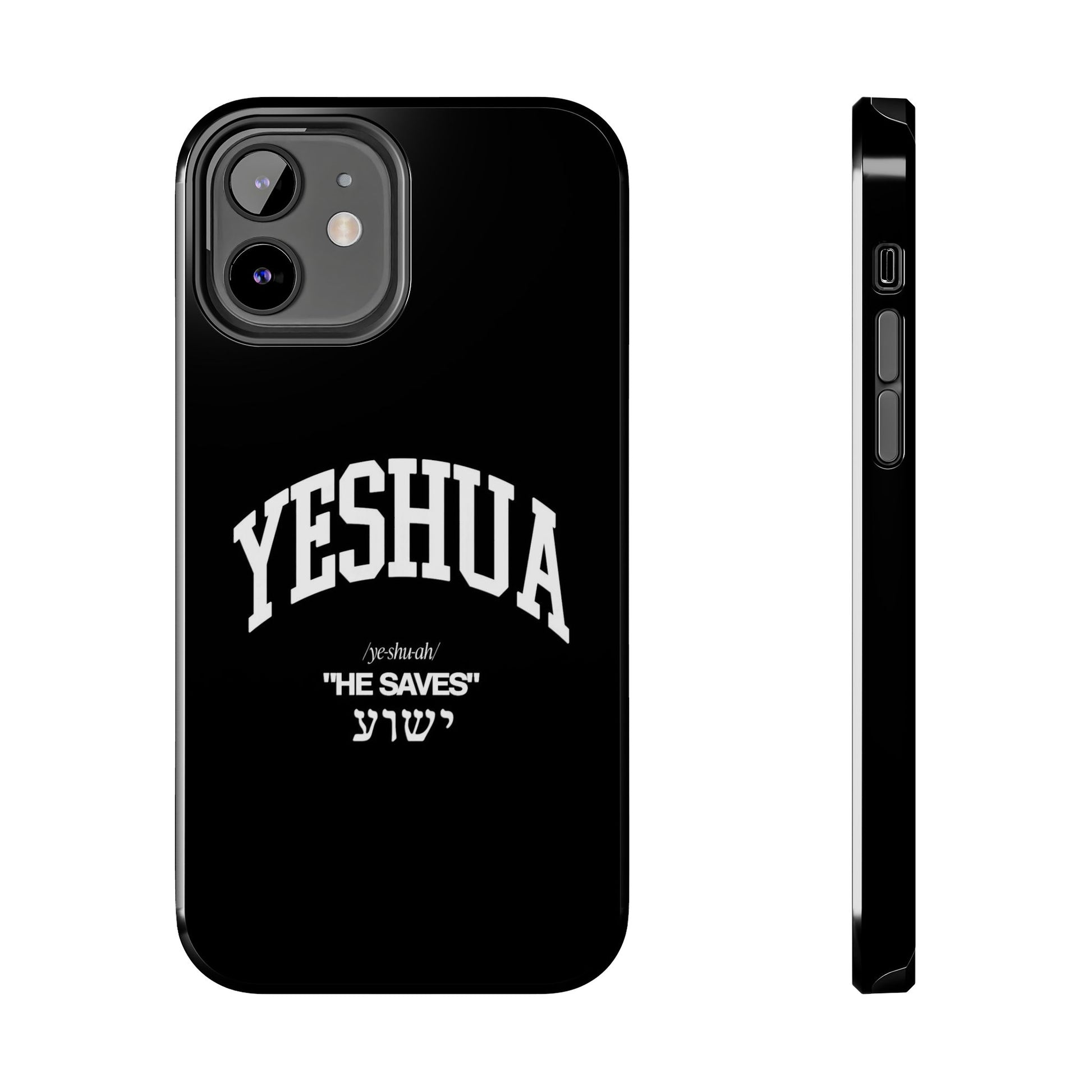 Yeshua He Saves Christian Theme Phone Cases for iPhones & Samsung Phones