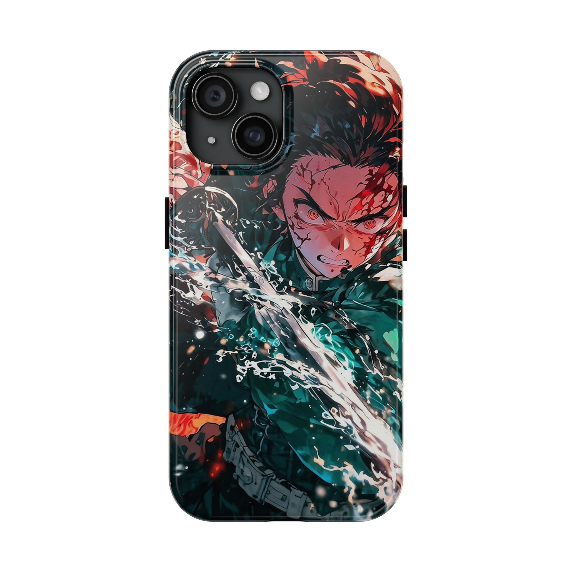 Demon Slayer Tanjiro Art Phone Case for iPhone & Samsung Galaxy Phones