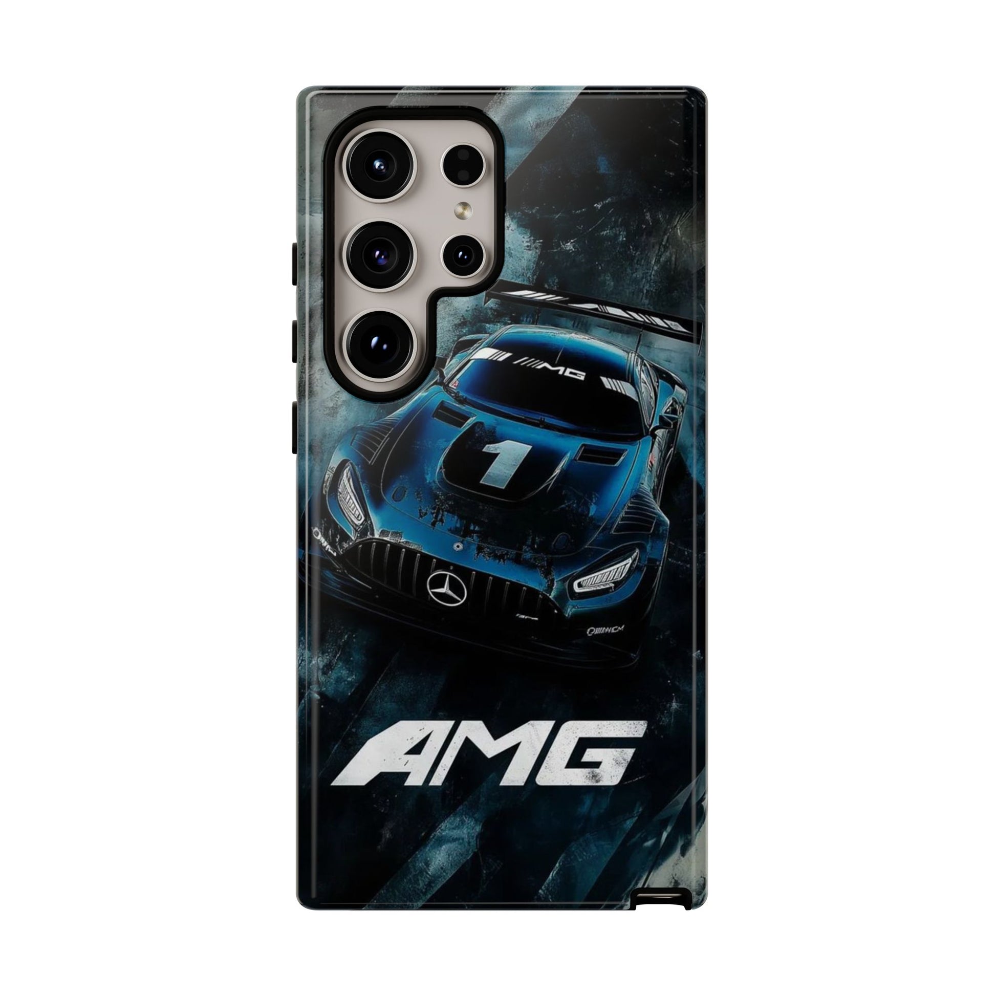 Mercedes AMG Racing Car Tough Cases for iPhones, Samsung, and Pixel