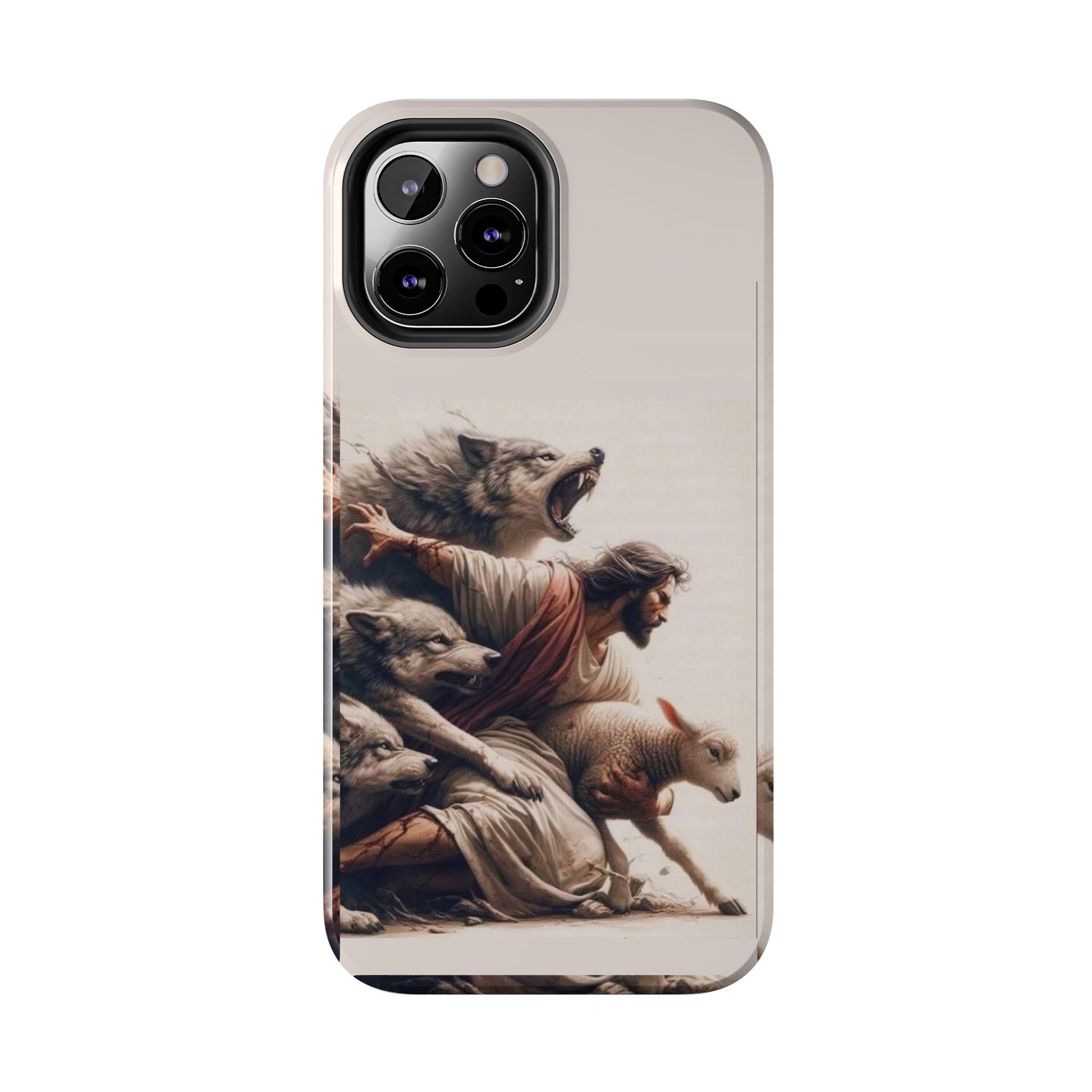 Jesus x Wolves Christian Themed Tough Phone Cases for Iphones & Samsung Phones