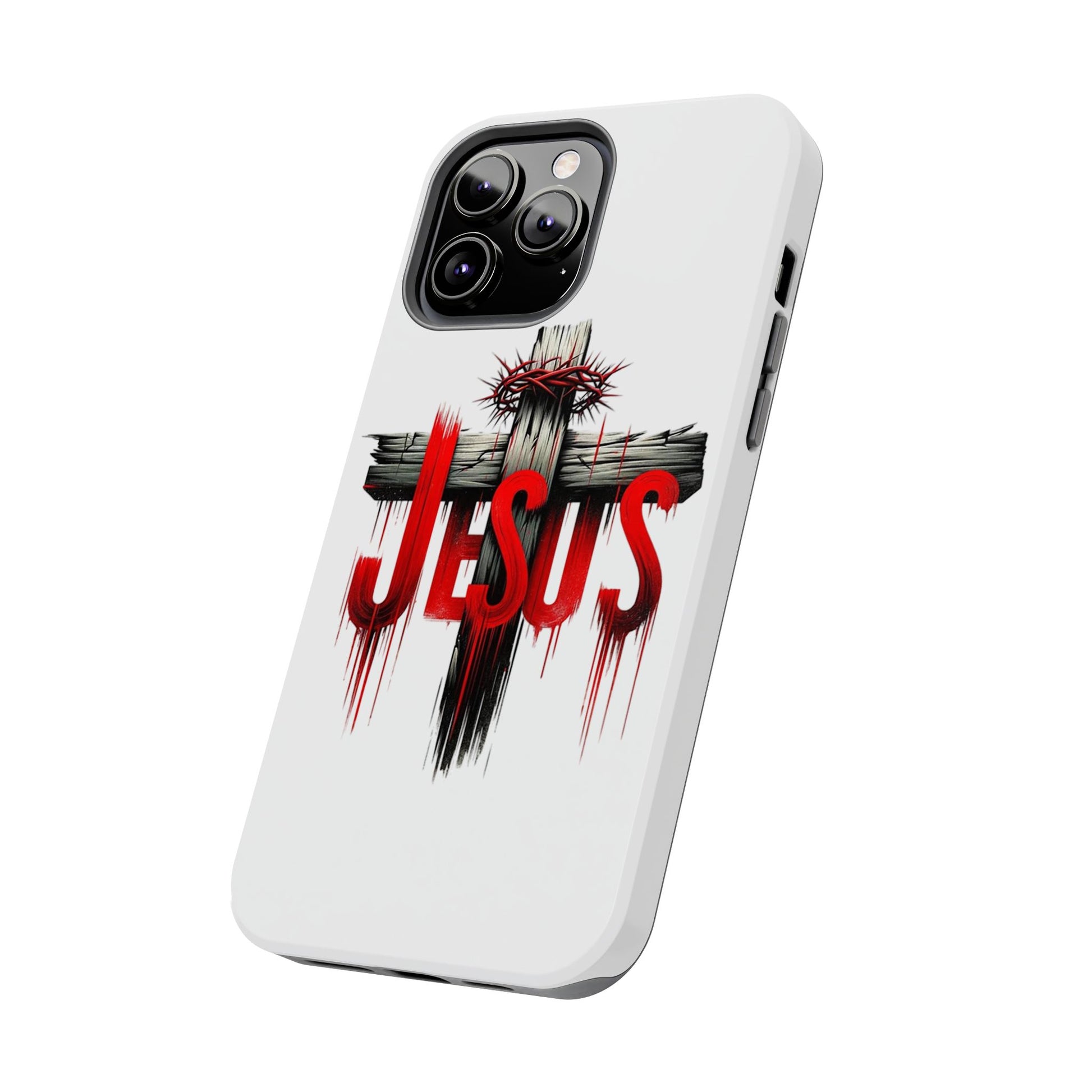 Jesus Cross and Crown Christian Theme Phone Cases for iPhones & Samsung Phones