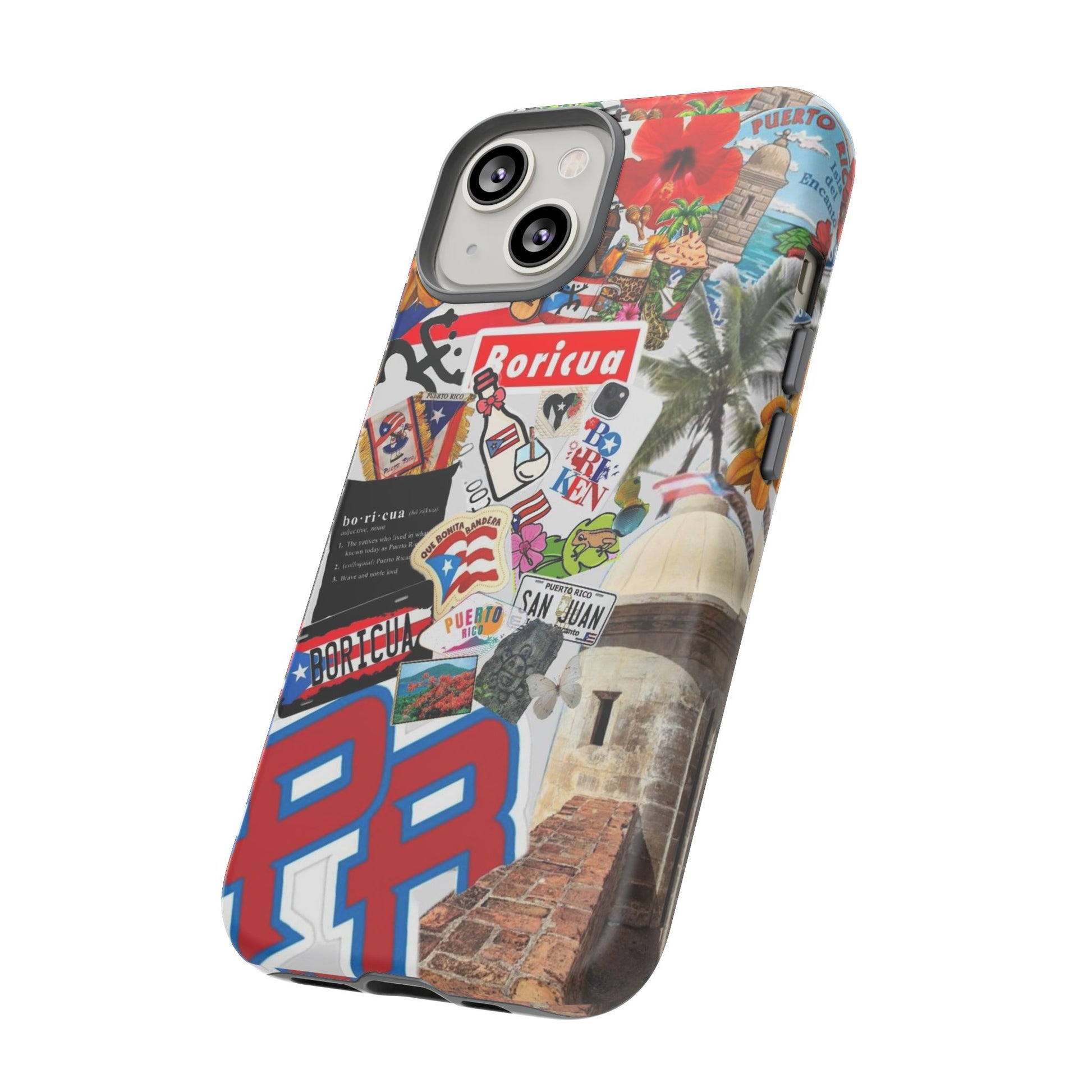 Puerto Rico Boricua Art Tough Cases for iPhones, Samsung, and Pixel