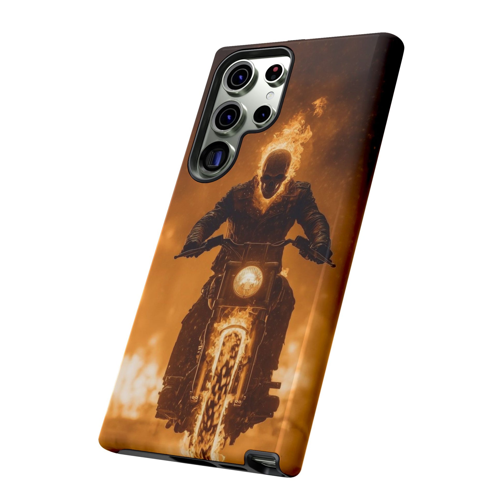 Marvel's Ghostrider Tough Cases for iPhones, Samsung, and Pixel