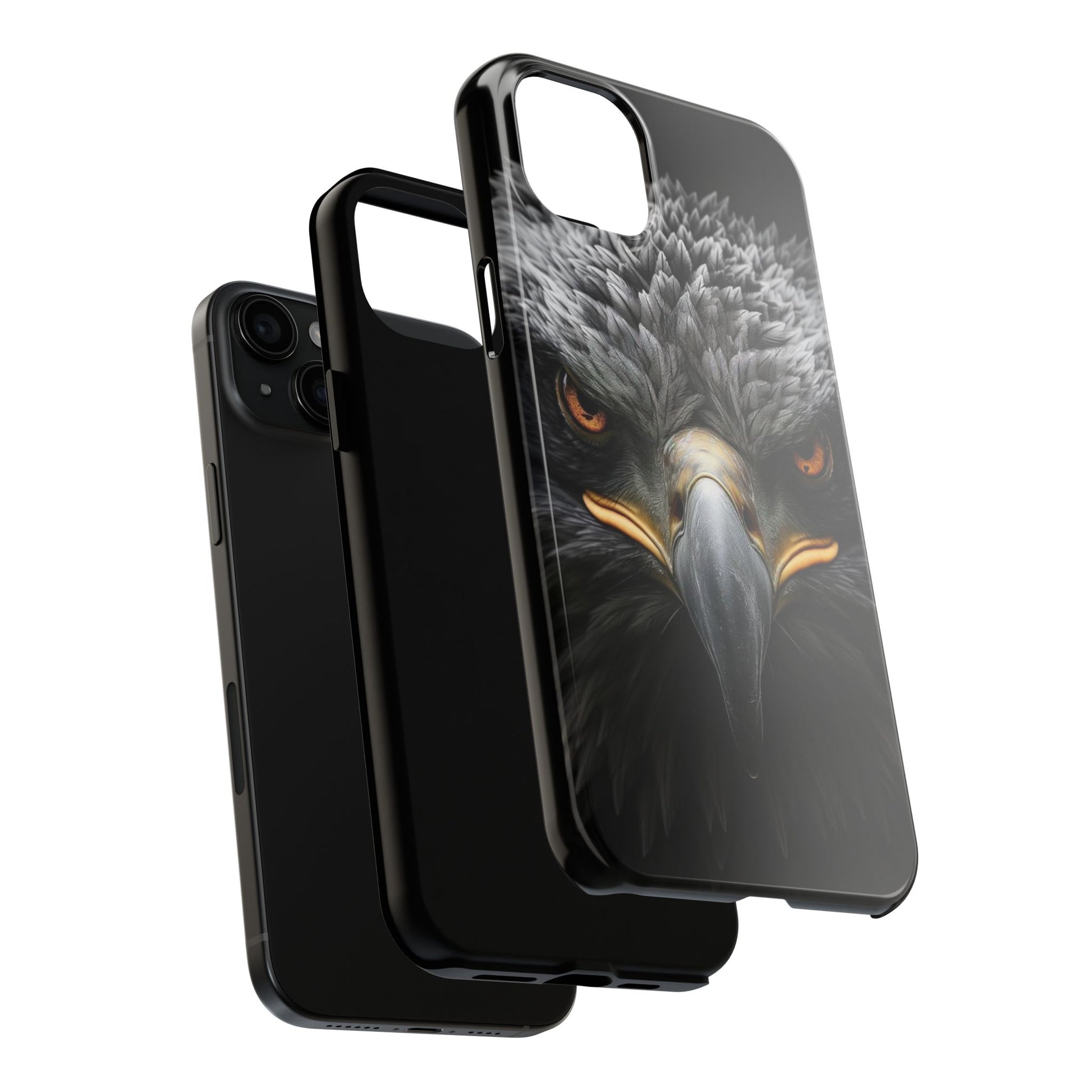 Mean Eagle Stare Theme Phone Cases for iPhones & Samsung Phones