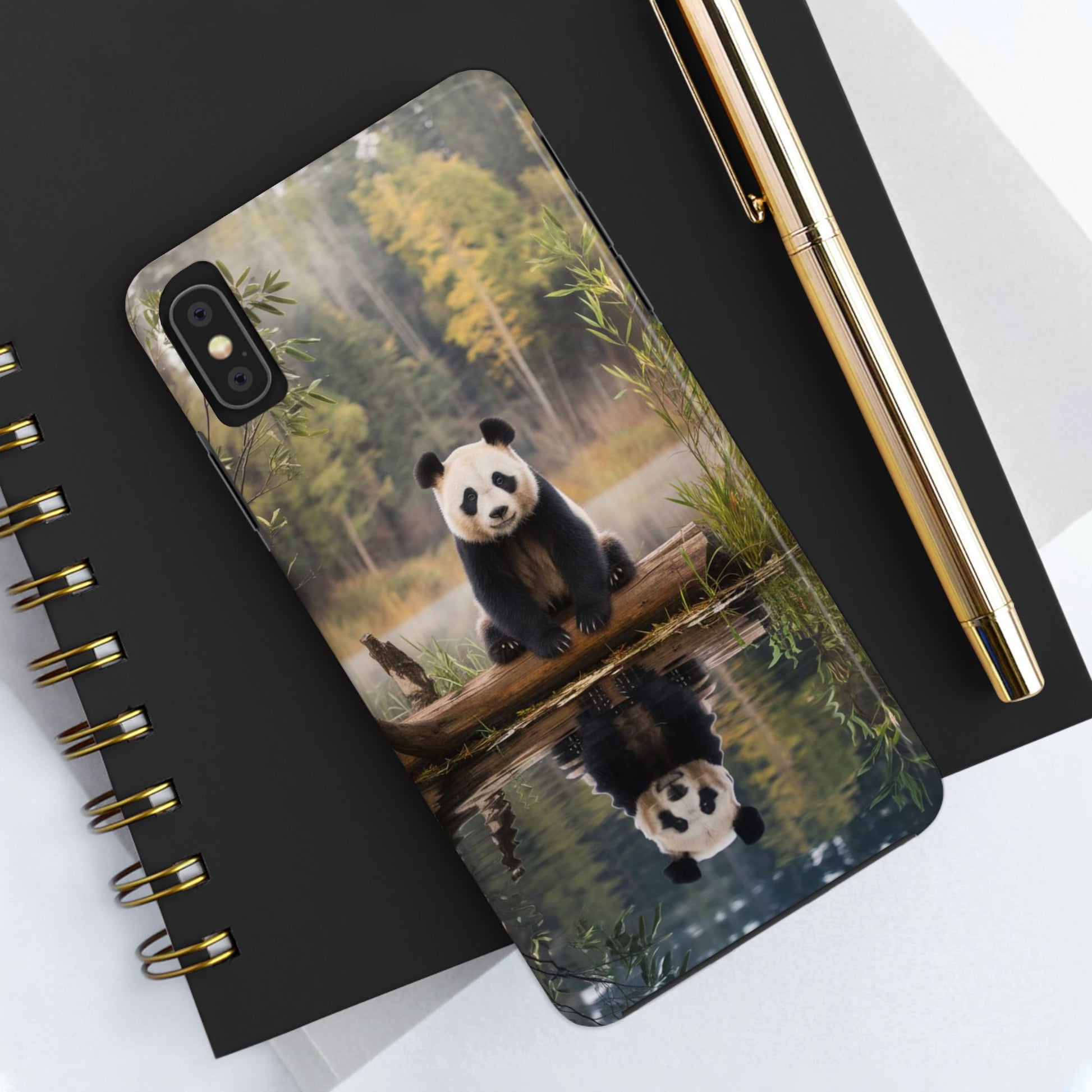Cute Panda Theme Phone Cases for iPhones & Samsung Phones