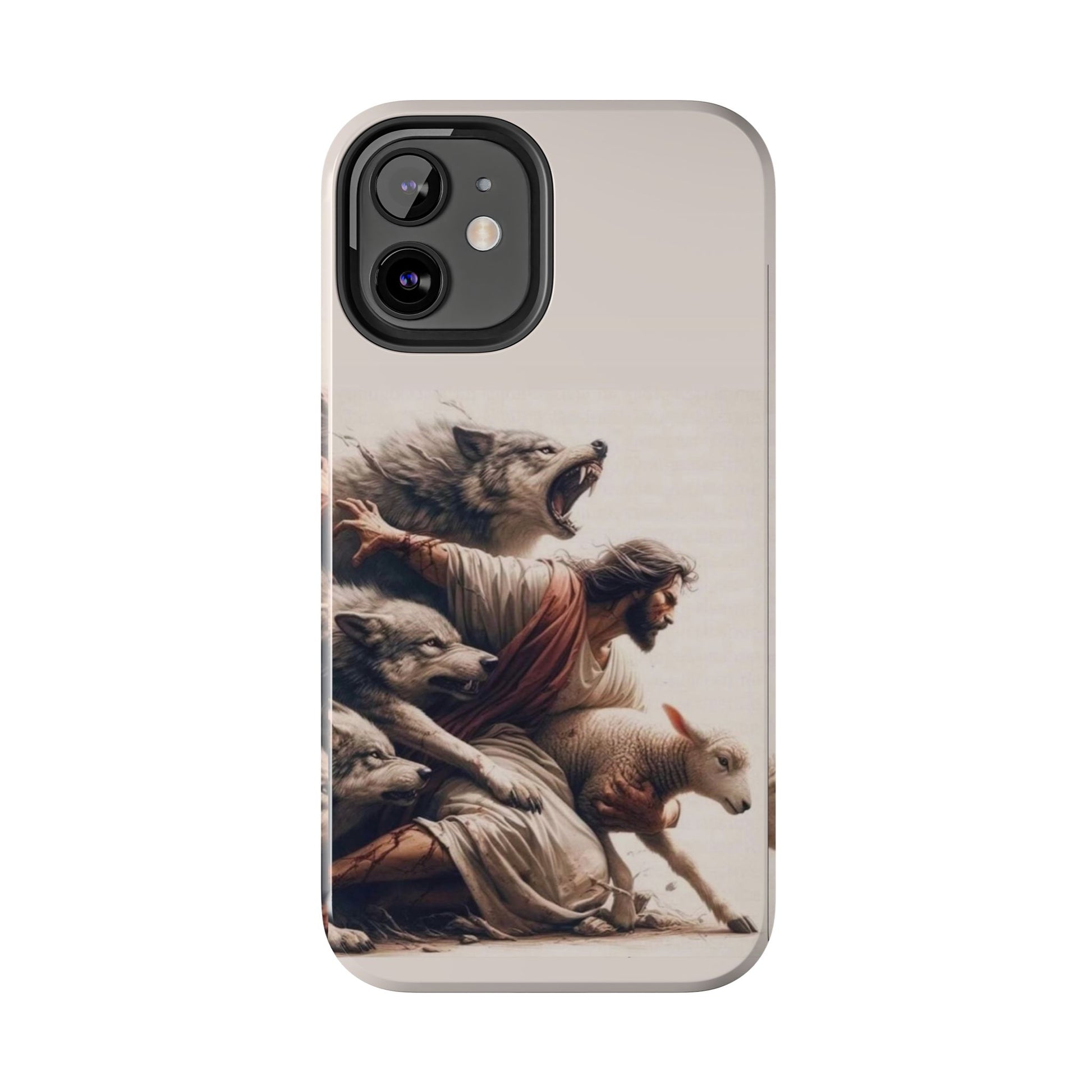 Jesus x Wolves Christian Themed Tough Phone Cases for Iphones & Samsung Phones