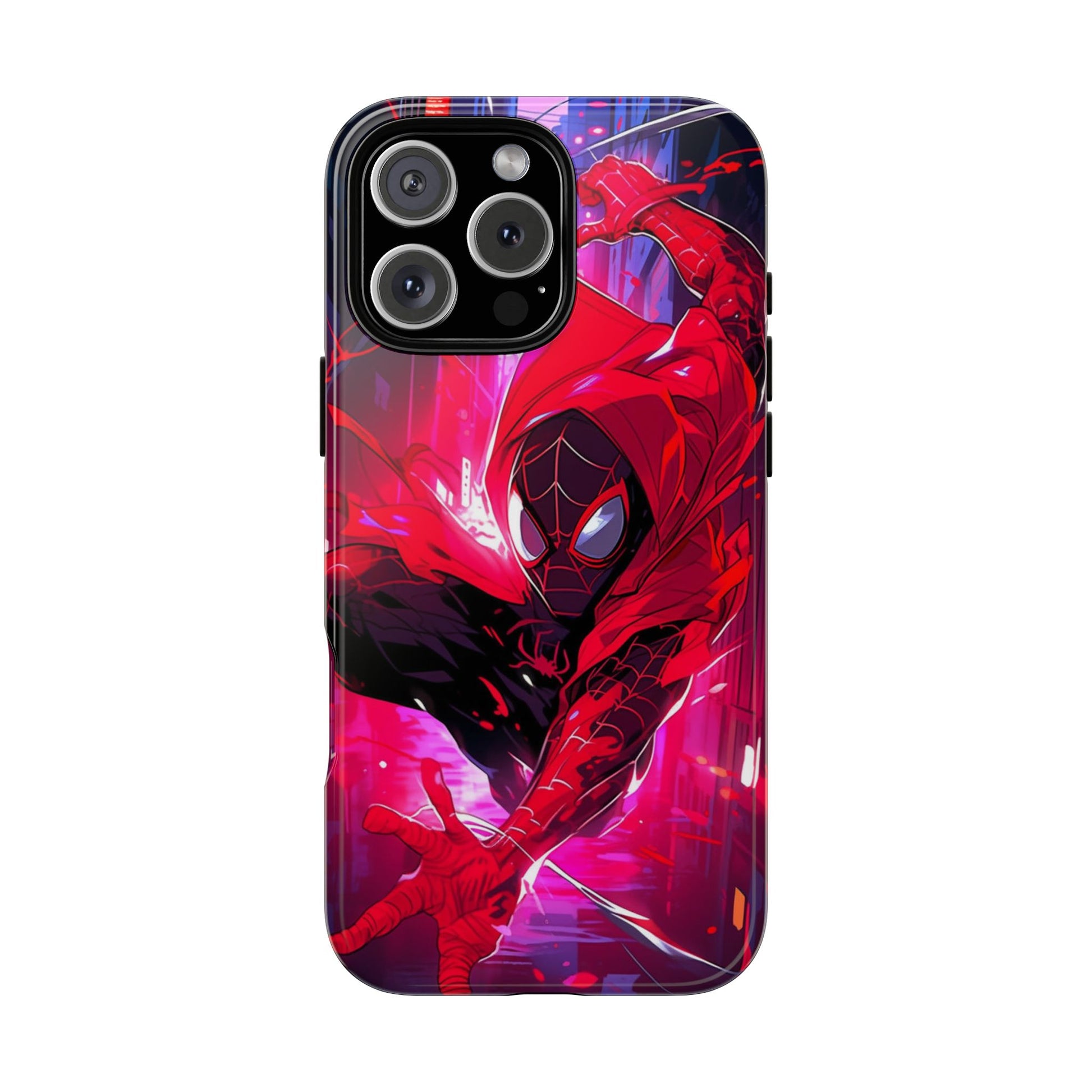 Miles Morales Spiderman Phone Case, Tough Cases for iPhones, Samsung, and Pixel