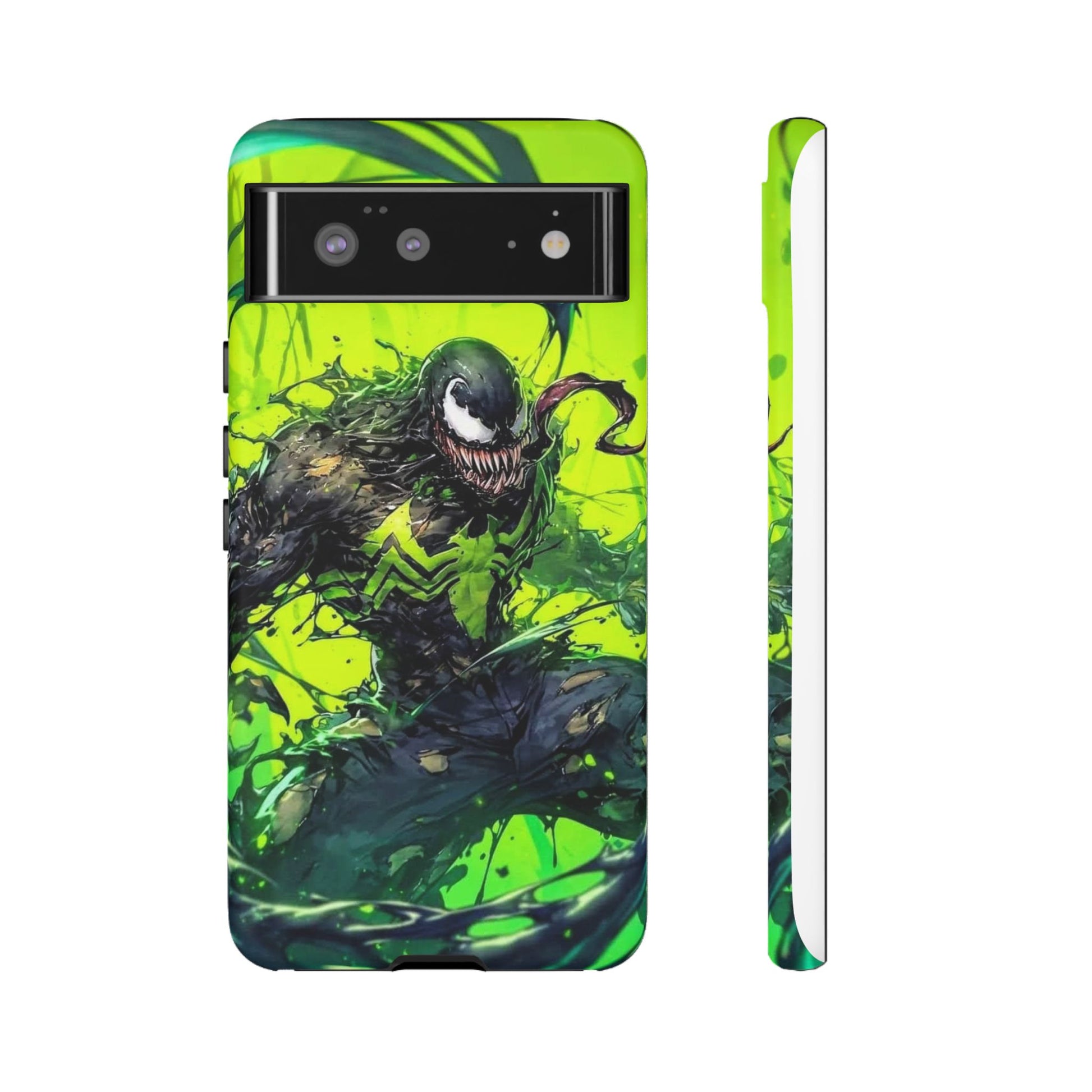 Evil Venom Phone Case, Tough Cases, Marvel Comics Phone for iPhones, Samsung, and Pixel