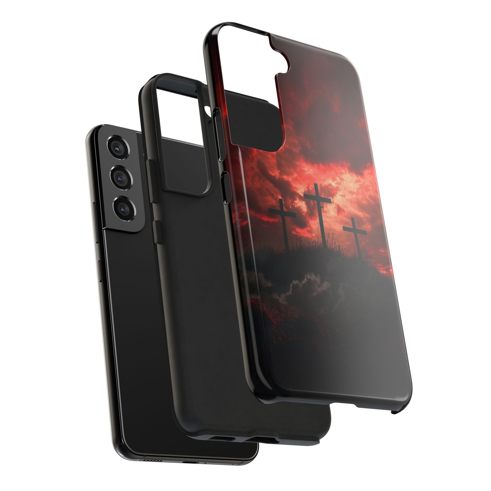 Crosses at Golgotha Christian Cases for iPhones & Samsung Phones