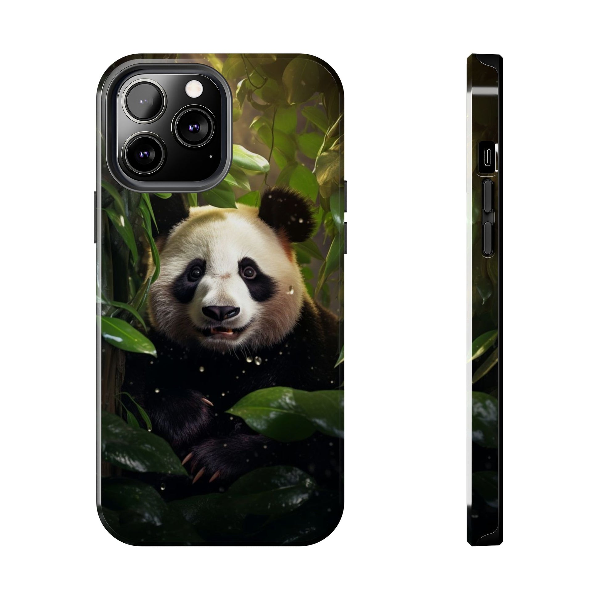 Smiling Panda Theme Phone Cases for iPhones & Samsung Phones