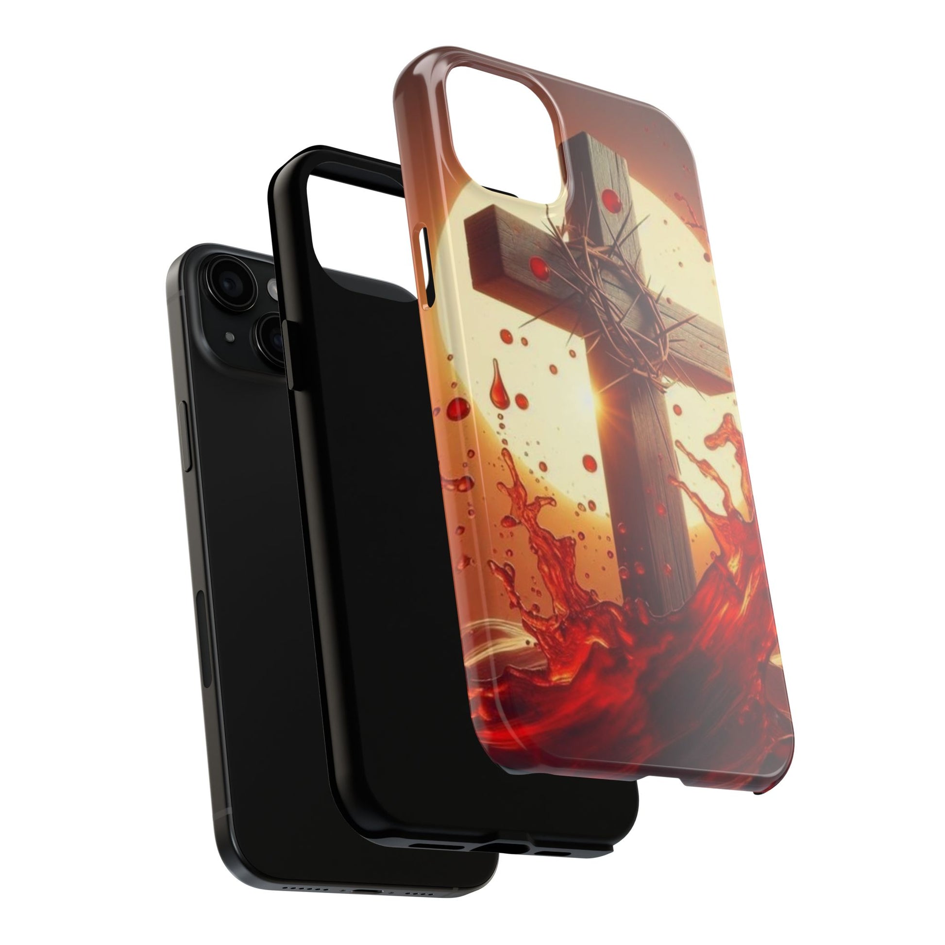 Blood of Christ Christian Theme Phone Cases for iPhones & Samsung Phones