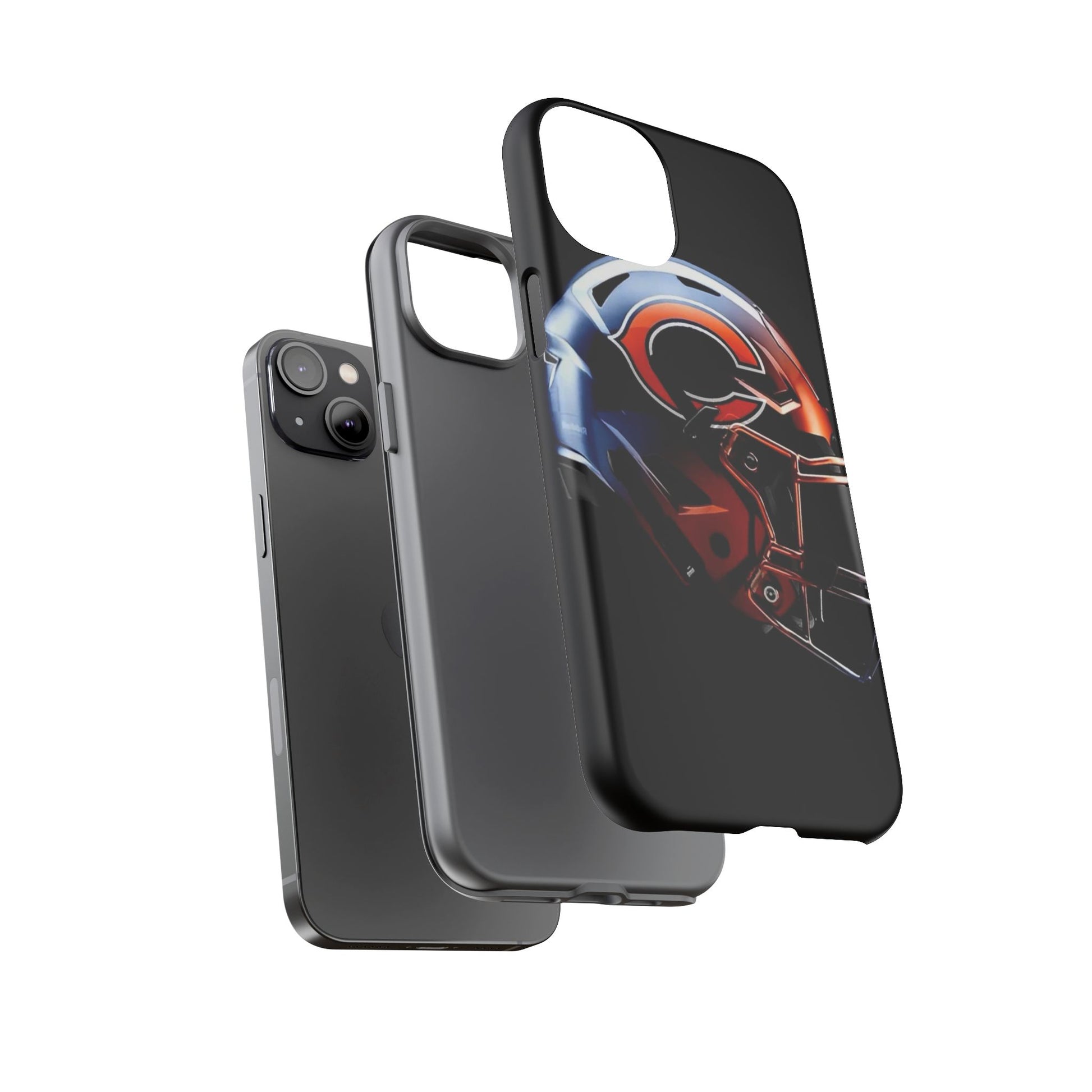 Football Helmet Chicago Bears Phone Case, Tough Cases for iPhones, Samsung, and Pixel