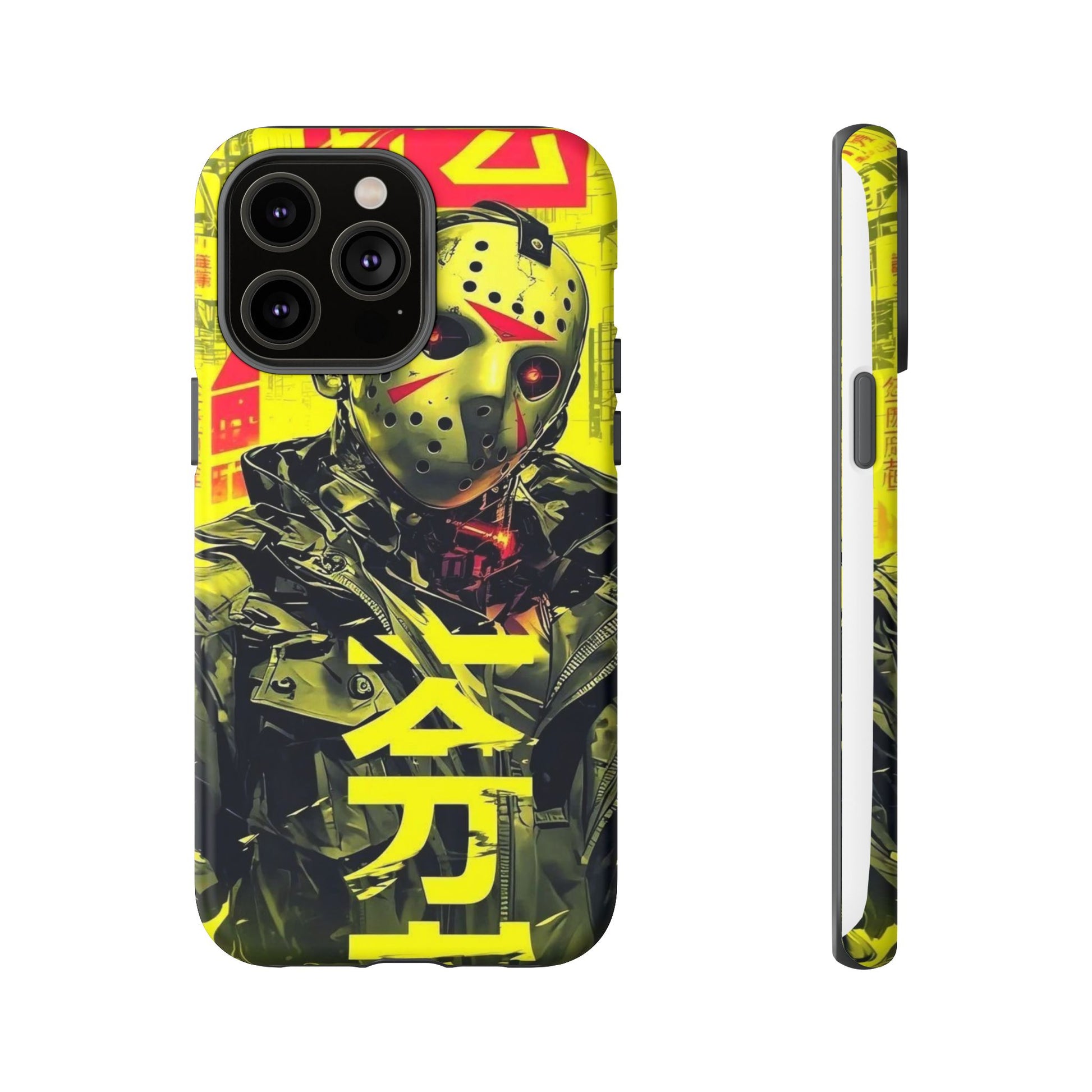 Cyberpunk X Jason Voorhees Tough Cases for iPhones, Samsung, and Pixel