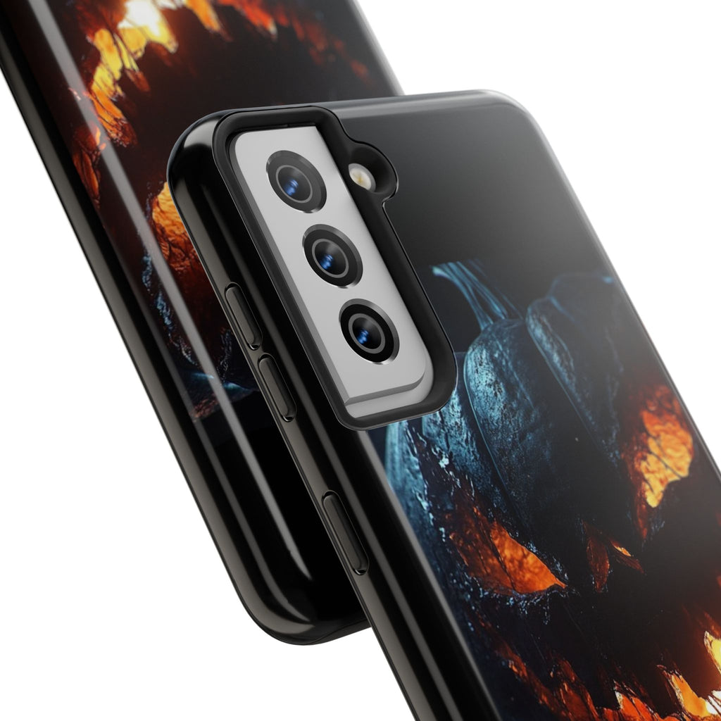 Scary Pumpkin Halloween Theme Phone Cases for iPhones & Samsung Phones