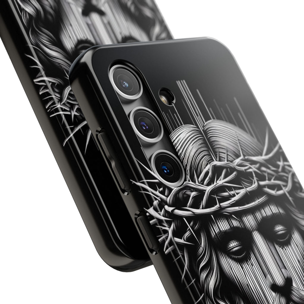 Jesus The King Crown Christian Phone Cases for iPhones & Samsung Phones
