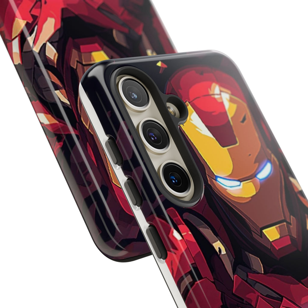 Invincible Iron Man Tough Cases for iPhones, Samsung, and Pixel