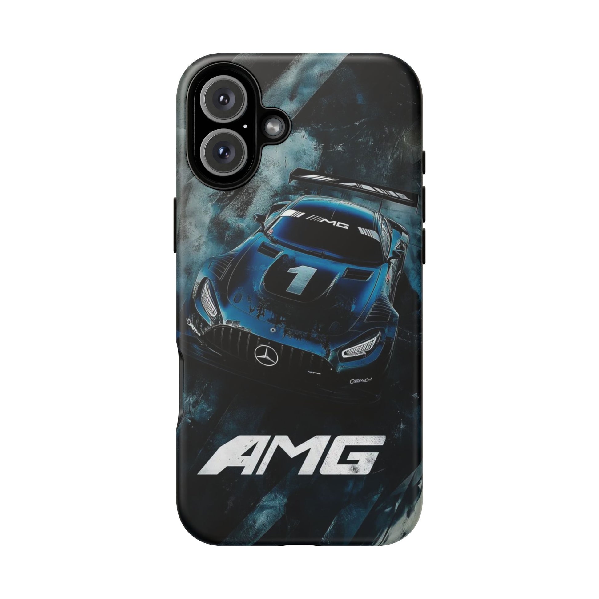 Mercedes AMG Racing Car Tough Cases for iPhones, Samsung, and Pixel