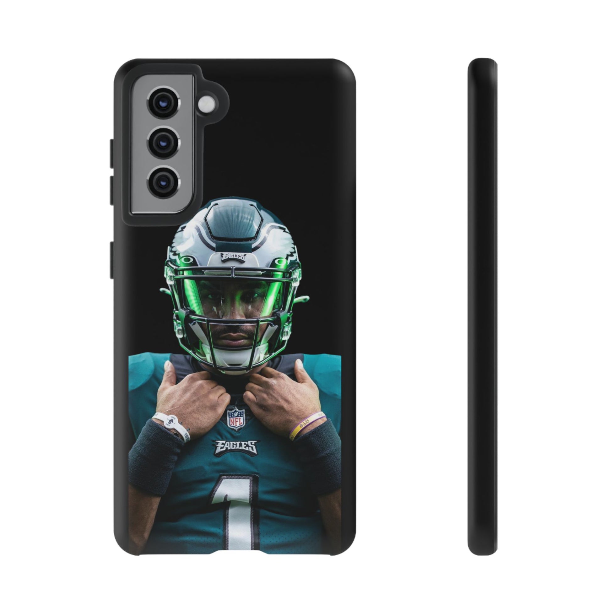 Eagles Football Jalen Hurts Tough Cases for iPhones, Samsung, and Pixel
