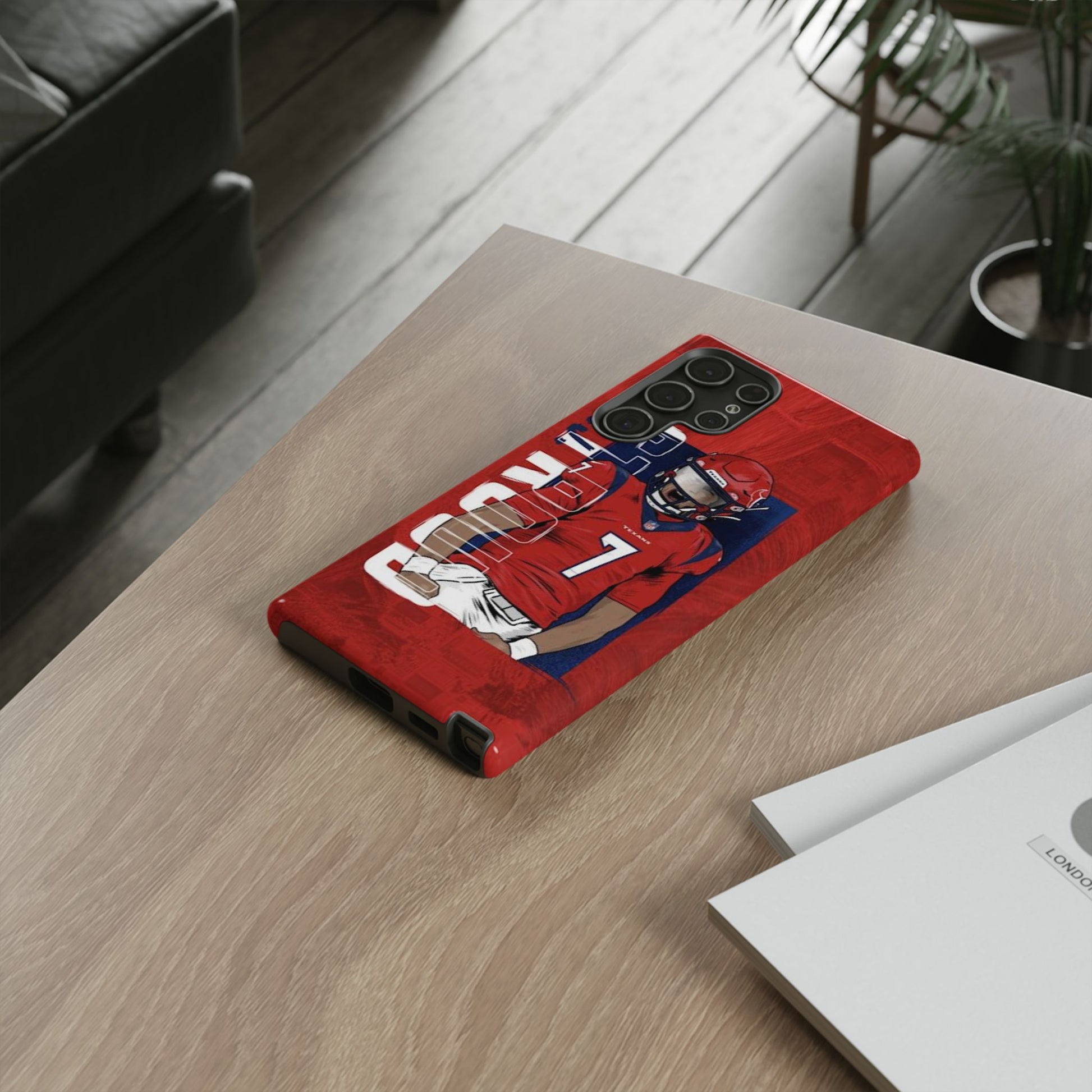 Houston Texans Football CJ Stroud Tough Cases for iPhones, Samsung, and Pixel