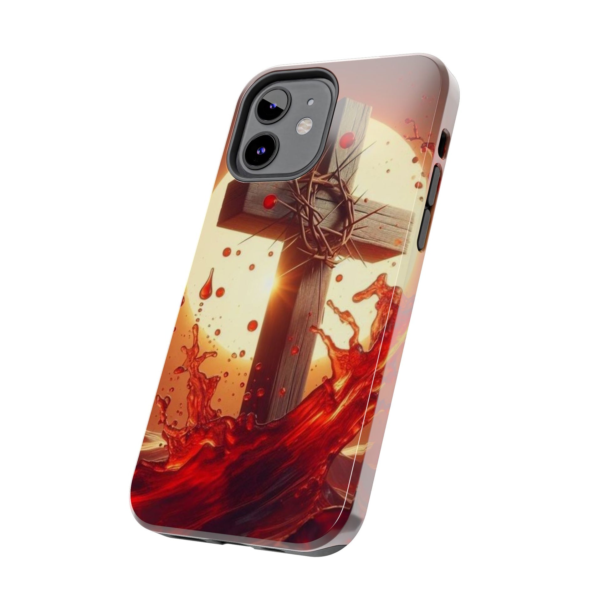 Blood of Christ Christian Theme Phone Cases for iPhones & Samsung Phones