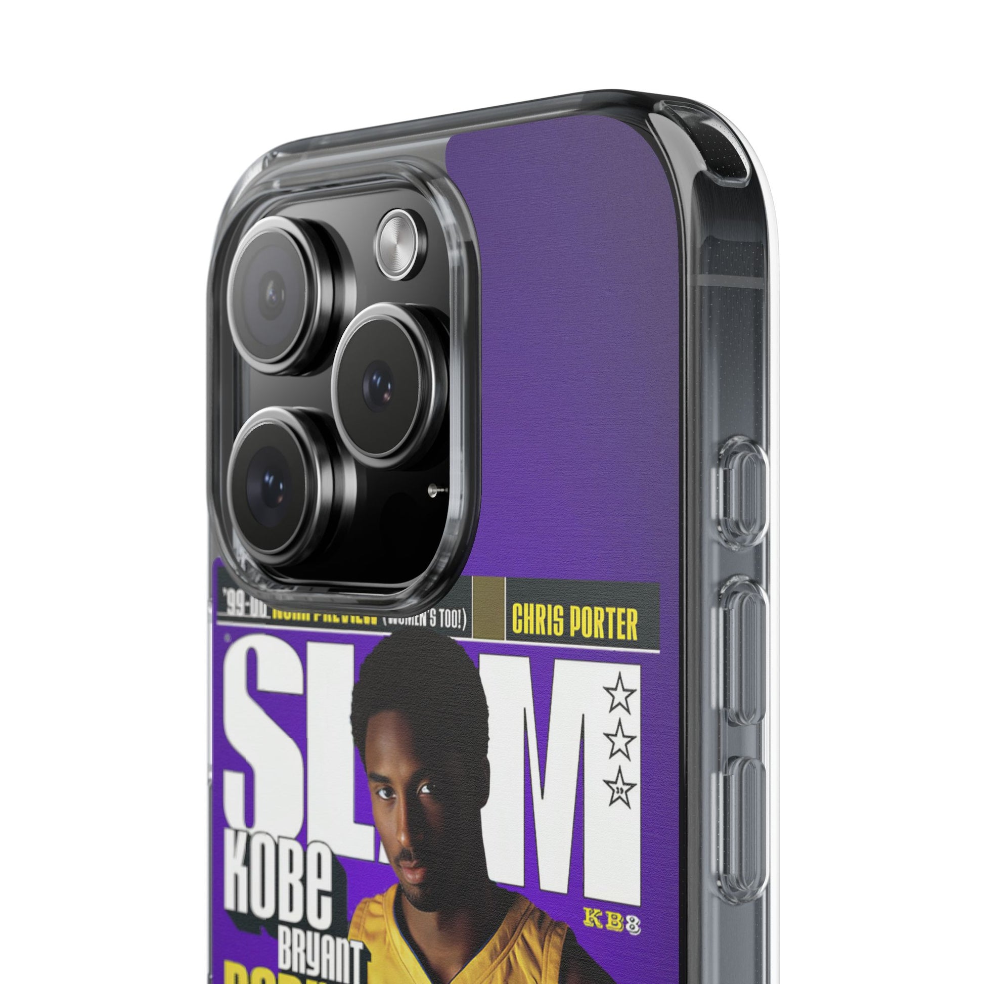 SLAM Cover Kobe Basketball Inspired design Clear Phone Cases