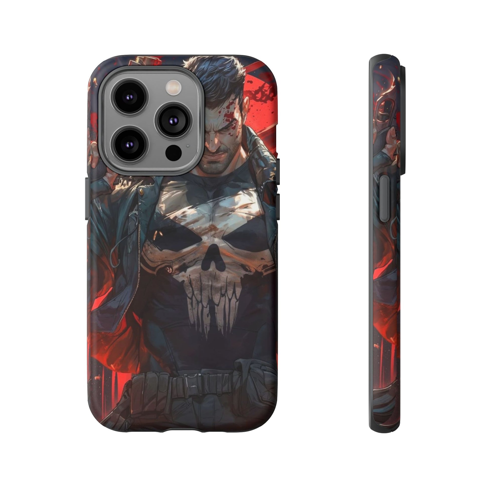 Punisher Tough Cases for iPhones, Samsung, and Pixel