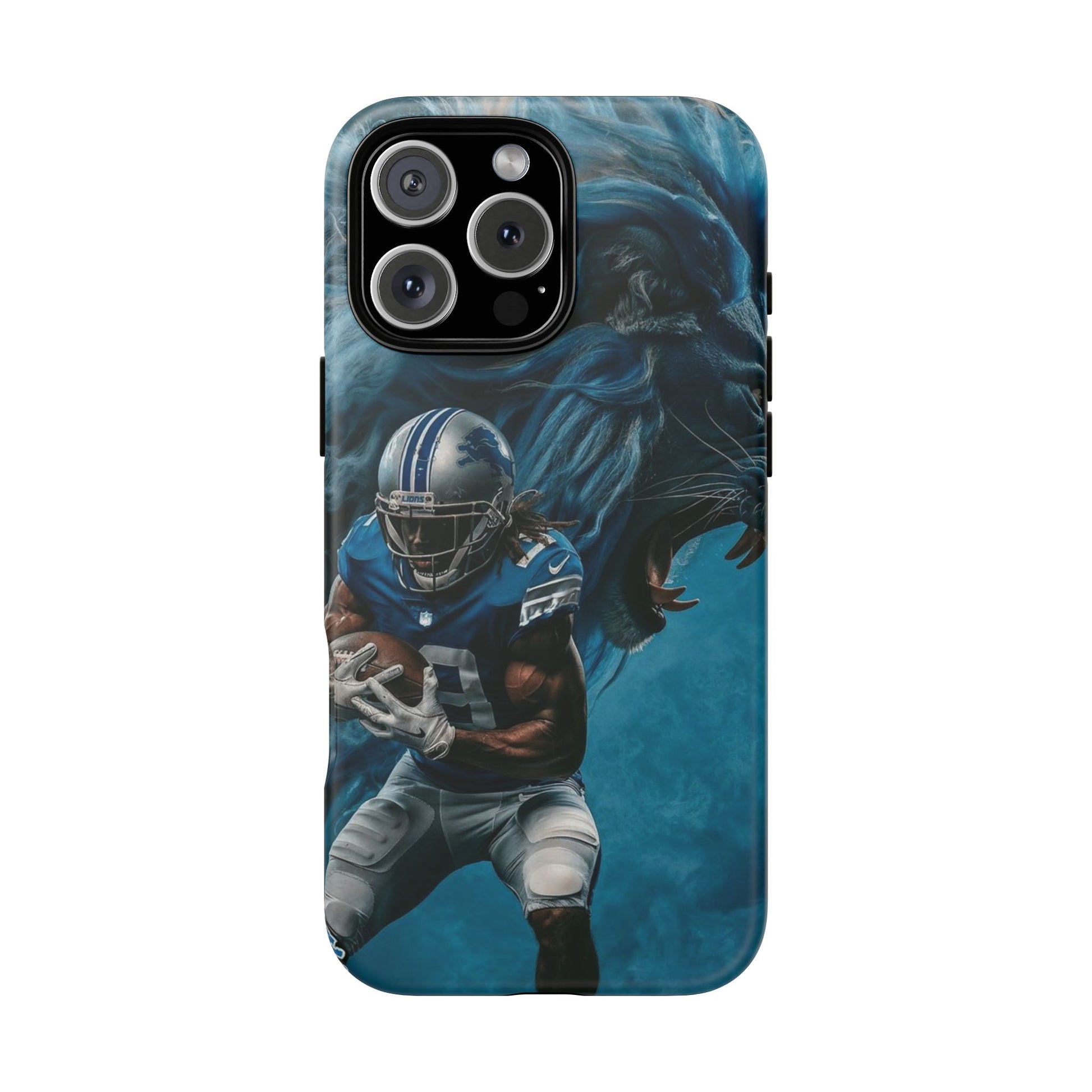Detroit Lions Player Football Phone Case, Tough Cases for iPhones, Samsung, and Pixel