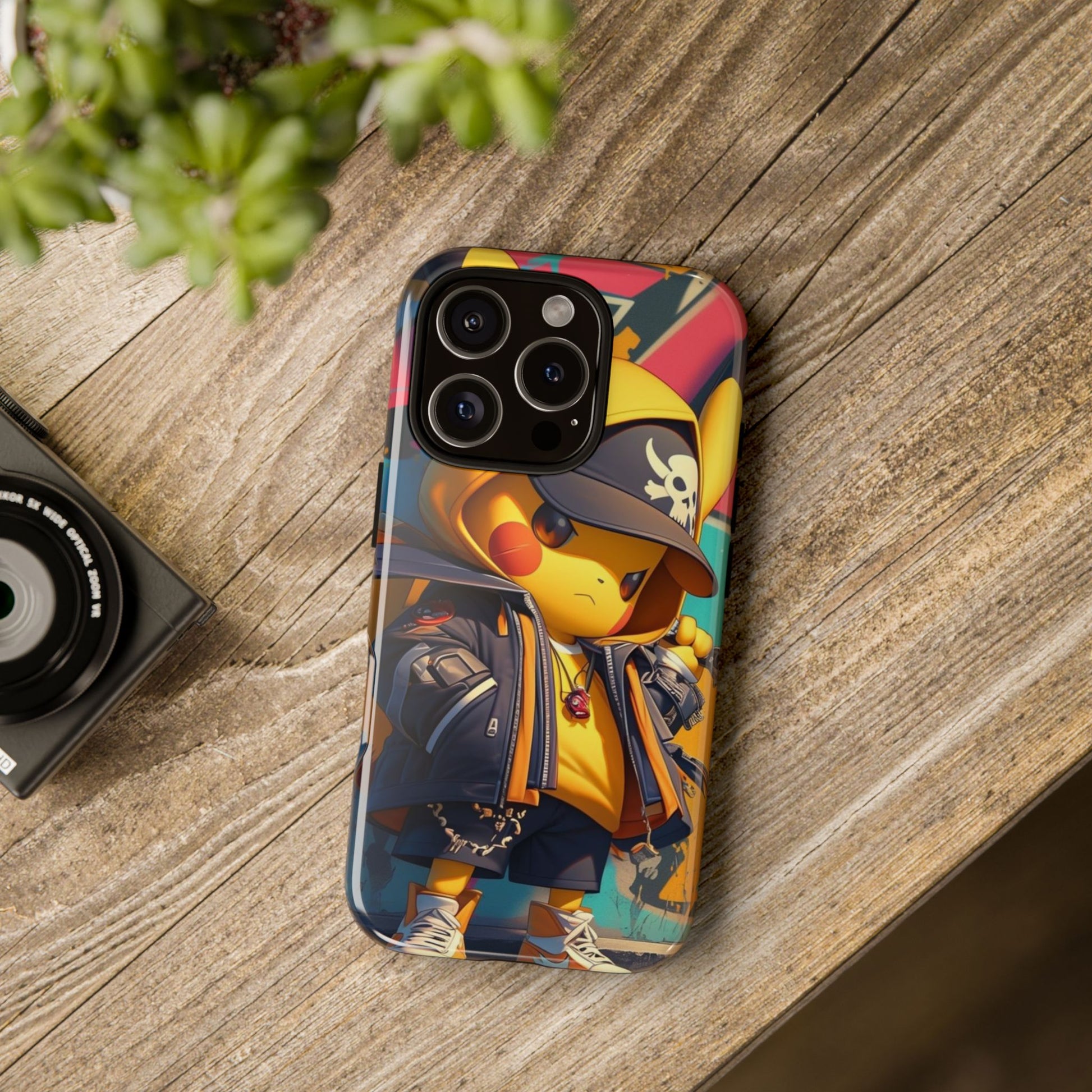 Cute Poke Bear Phone Case, Tough Cases for iPhones, Samsung, and Pixel