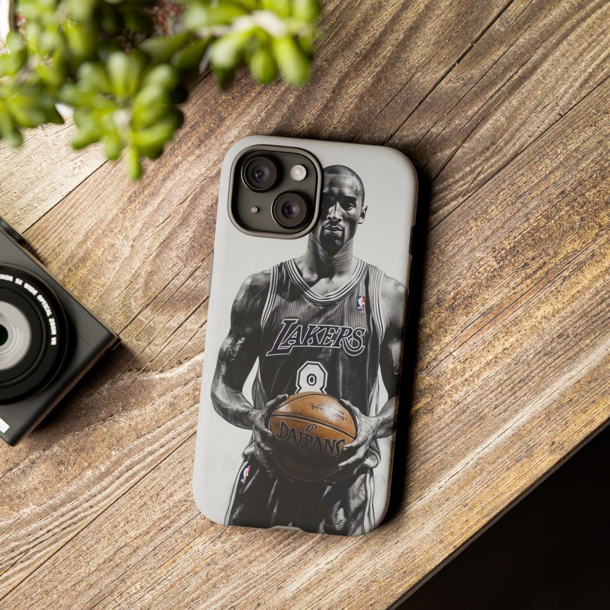 Kobe Basketball Art Tough Cases for iPhones, Samsung, and Pixel