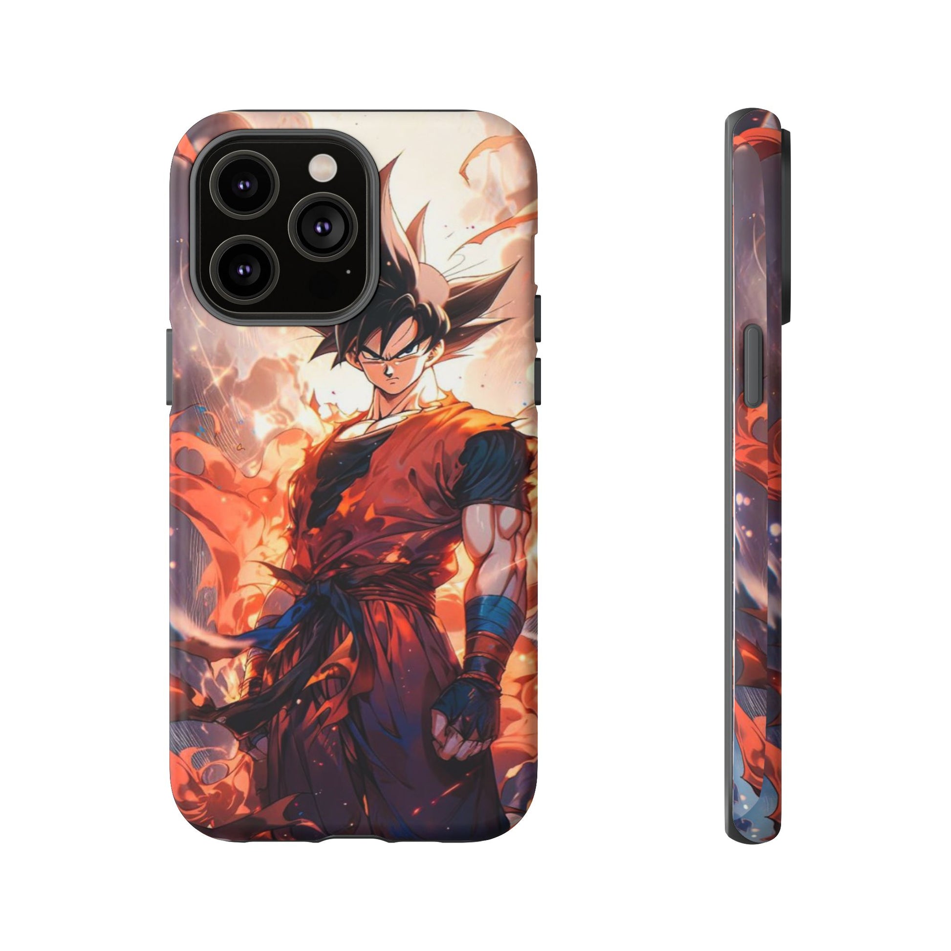 Anime Manga Dragon Ball Z Goku Tough Cases for iPhones, Samsung, and Pixel