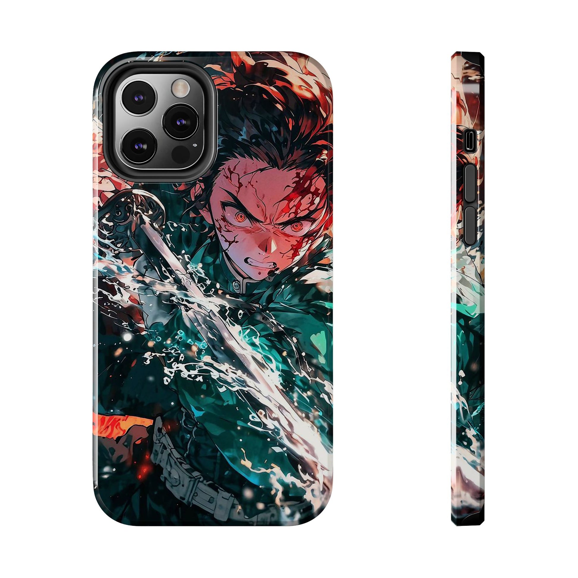 Demon Slayer Tanjiro Art Phone Case for iPhone & Samsung Galaxy Phones