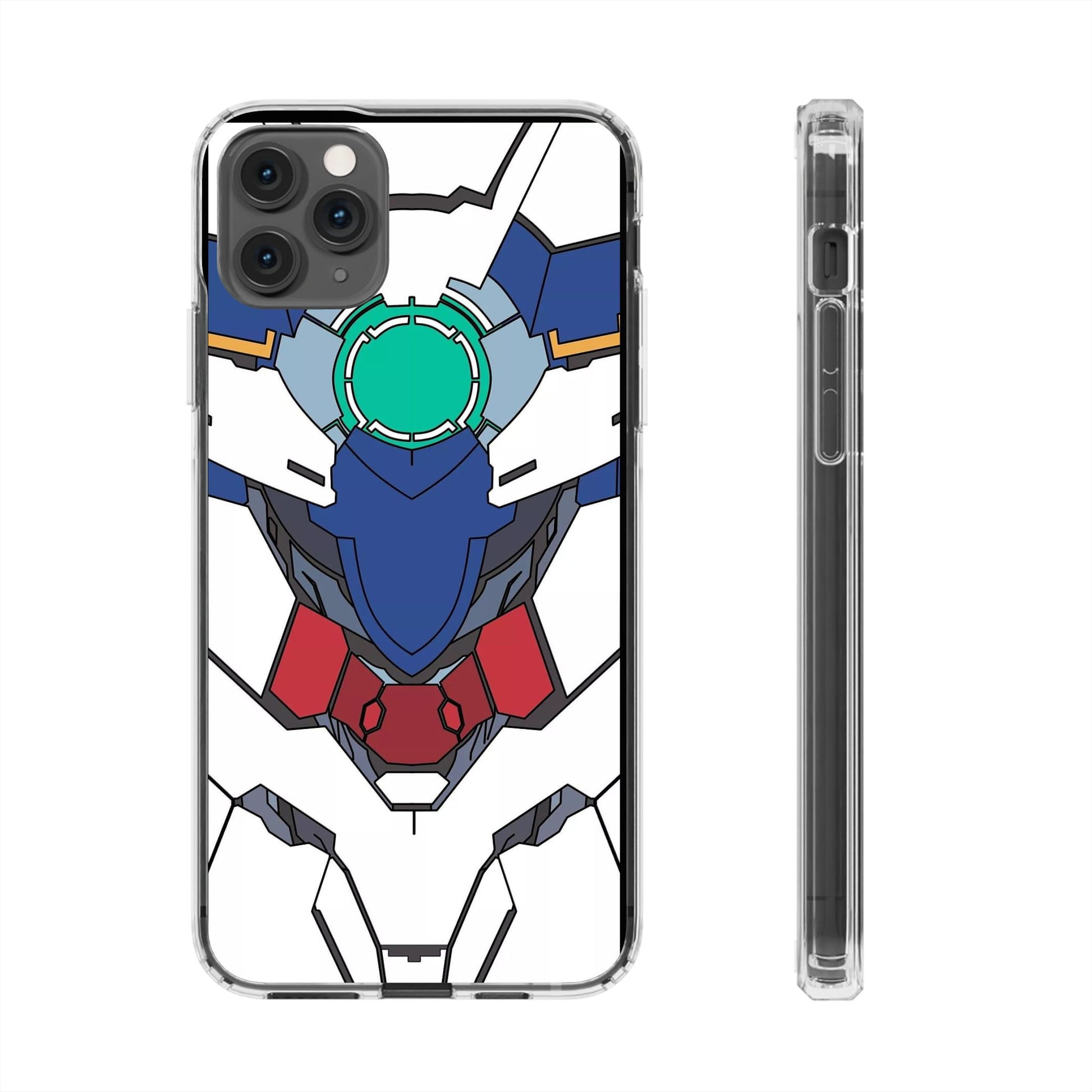 Phone Cover, Gundam Mecha Armor Clear Case, Iphone Samsung Cover, Clear Phone
