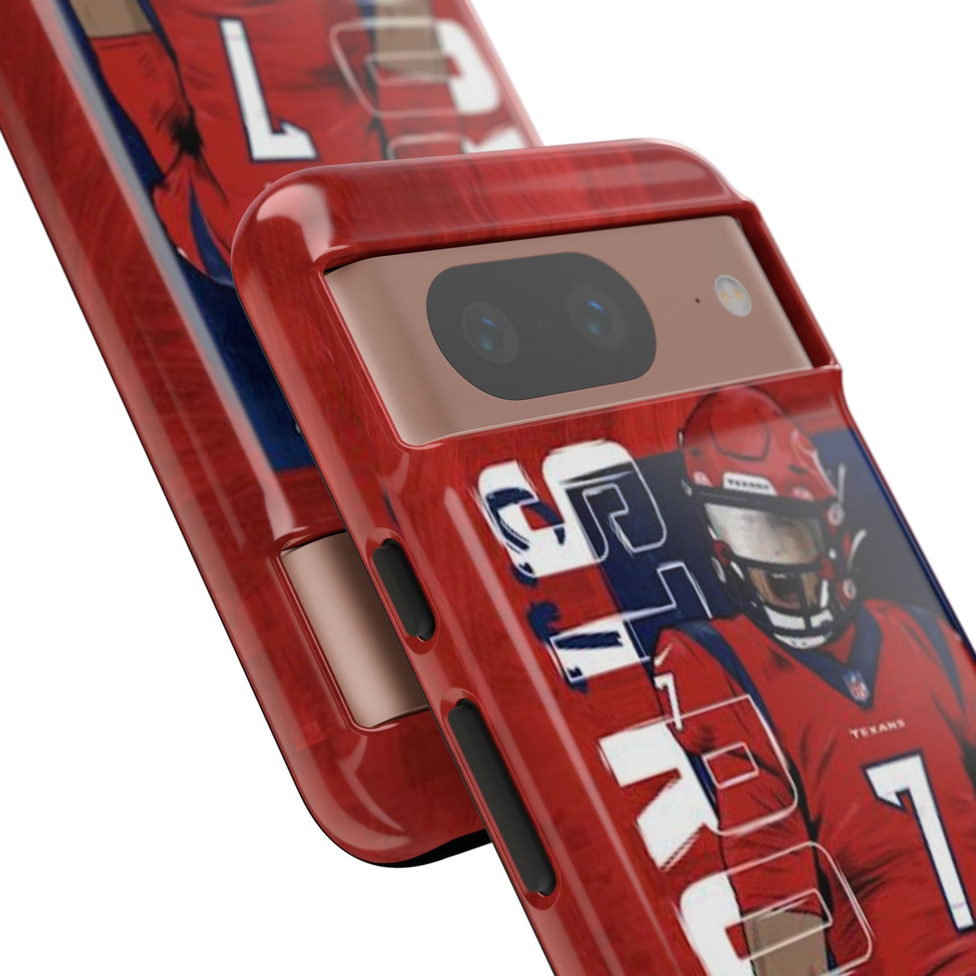 Houston Texans Football CJ Stroud Tough Cases for iPhones, Samsung, and Pixel