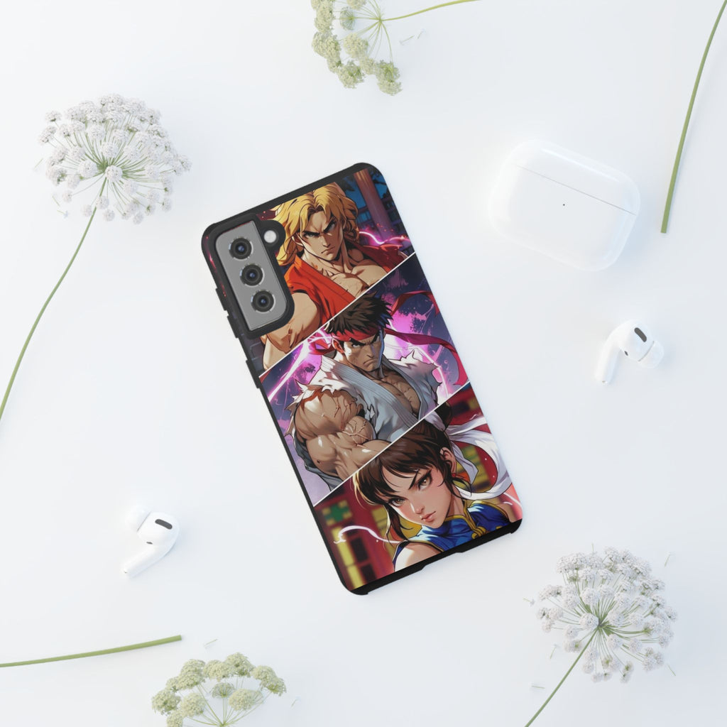 Street Fighter Gamer Theme Tough Cases for iPhones, Samsung, and Pixel