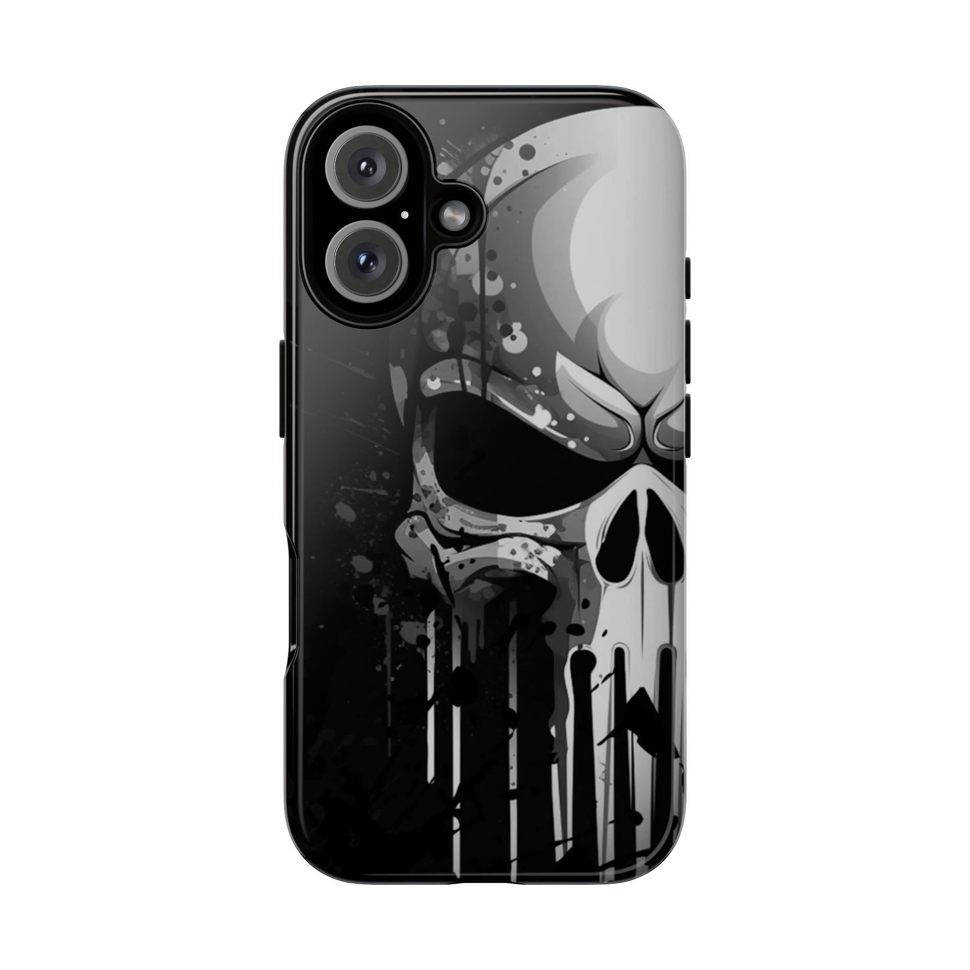 Punisher Skull Tough Cases for iPhones, Samsung, and Pixel