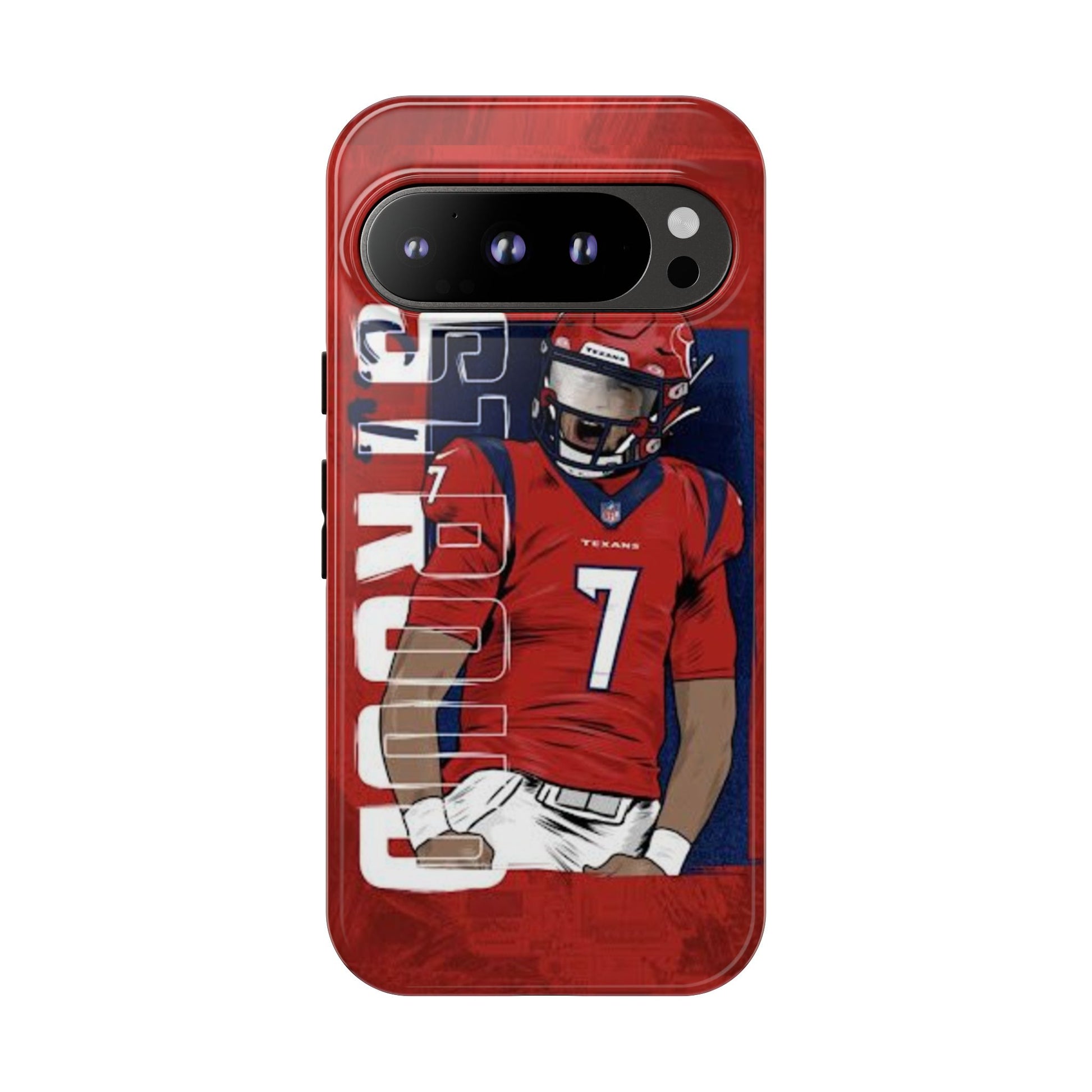 Houston Texans Football CJ Stroud Tough Cases for iPhones, Samsung, and Pixel