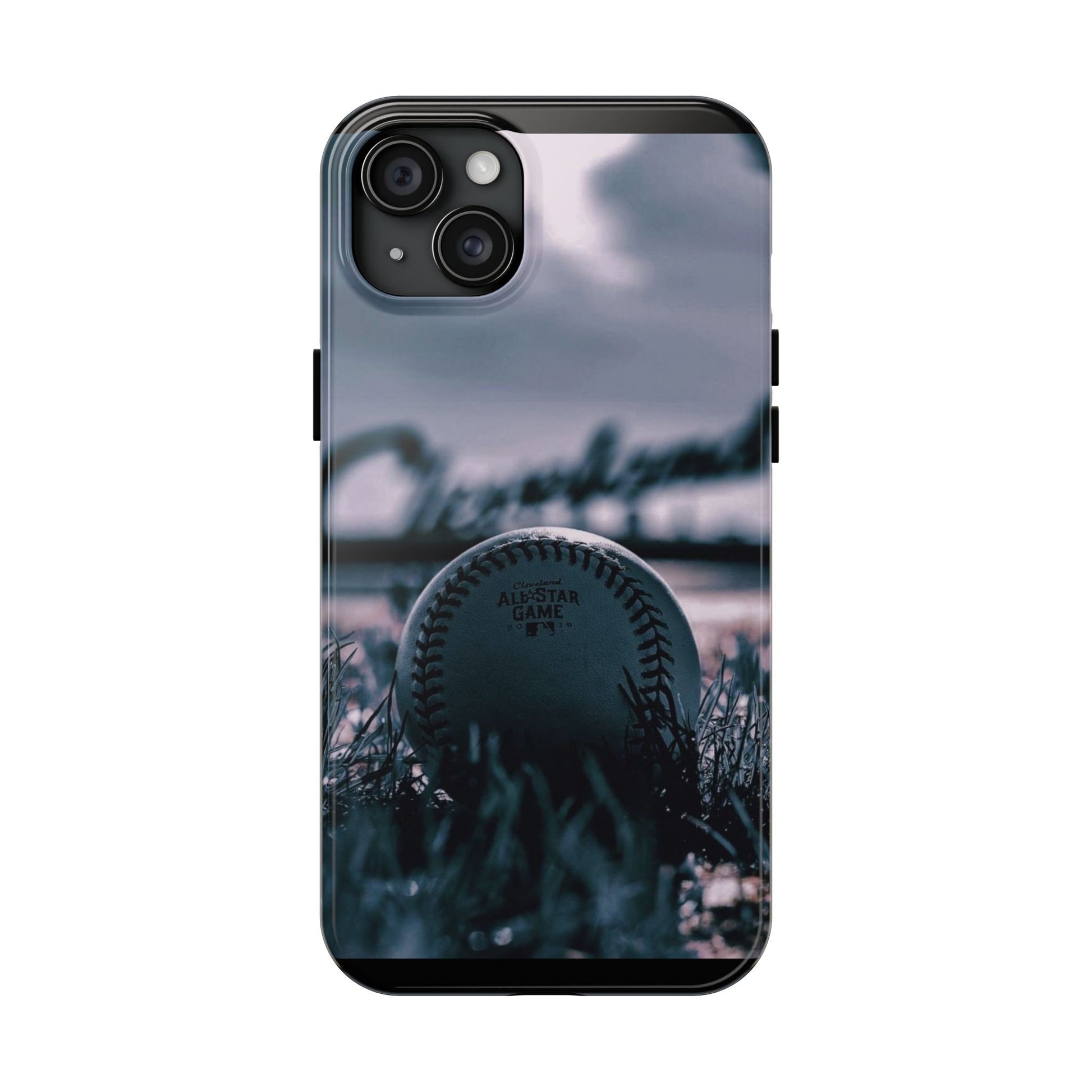 Baseball in Grass Tough Phone Cases for Iphones & Samsung Durable