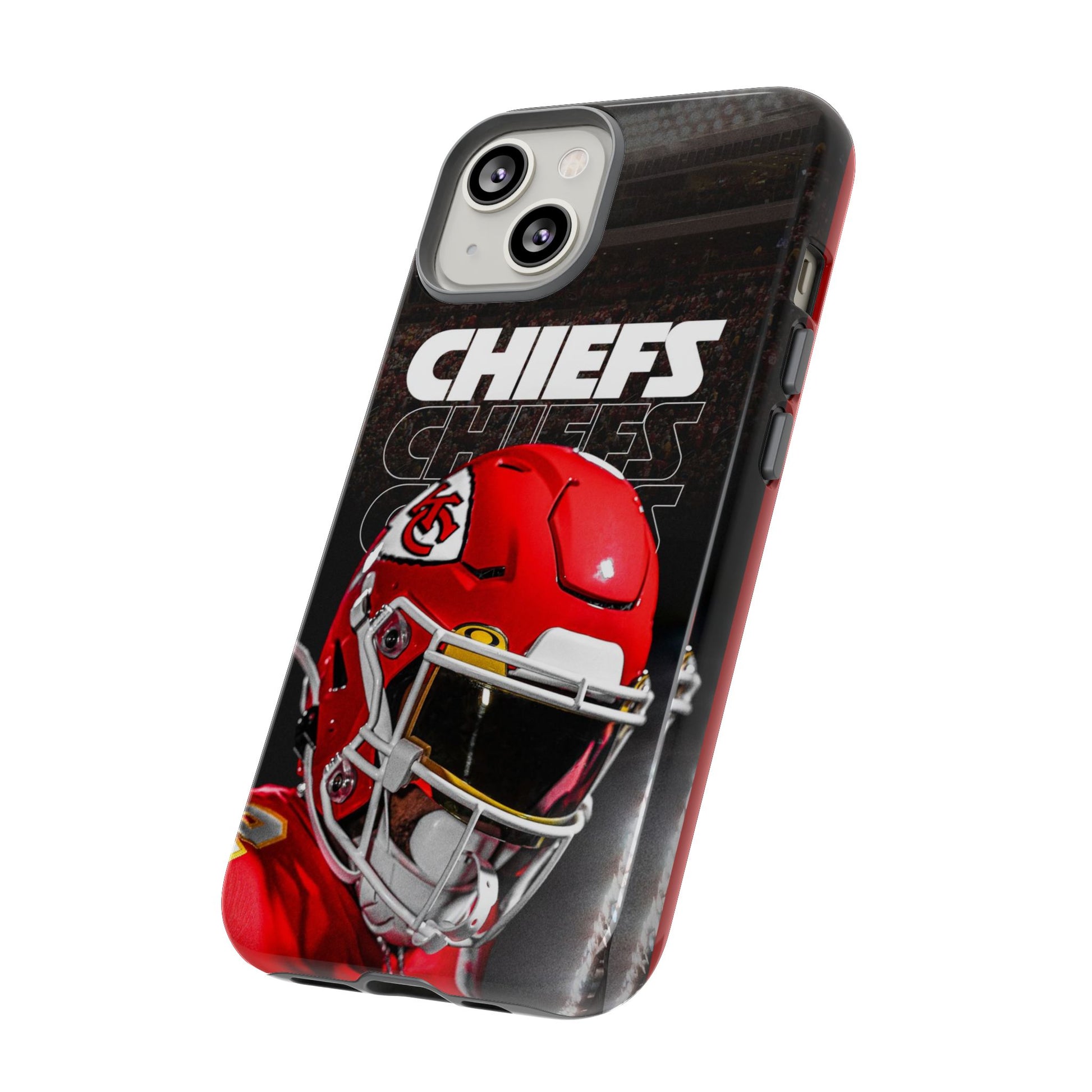 Kansas City Chiefs Football Helmet Logo Tough Cases for iPhones, Samsung, and Pixel