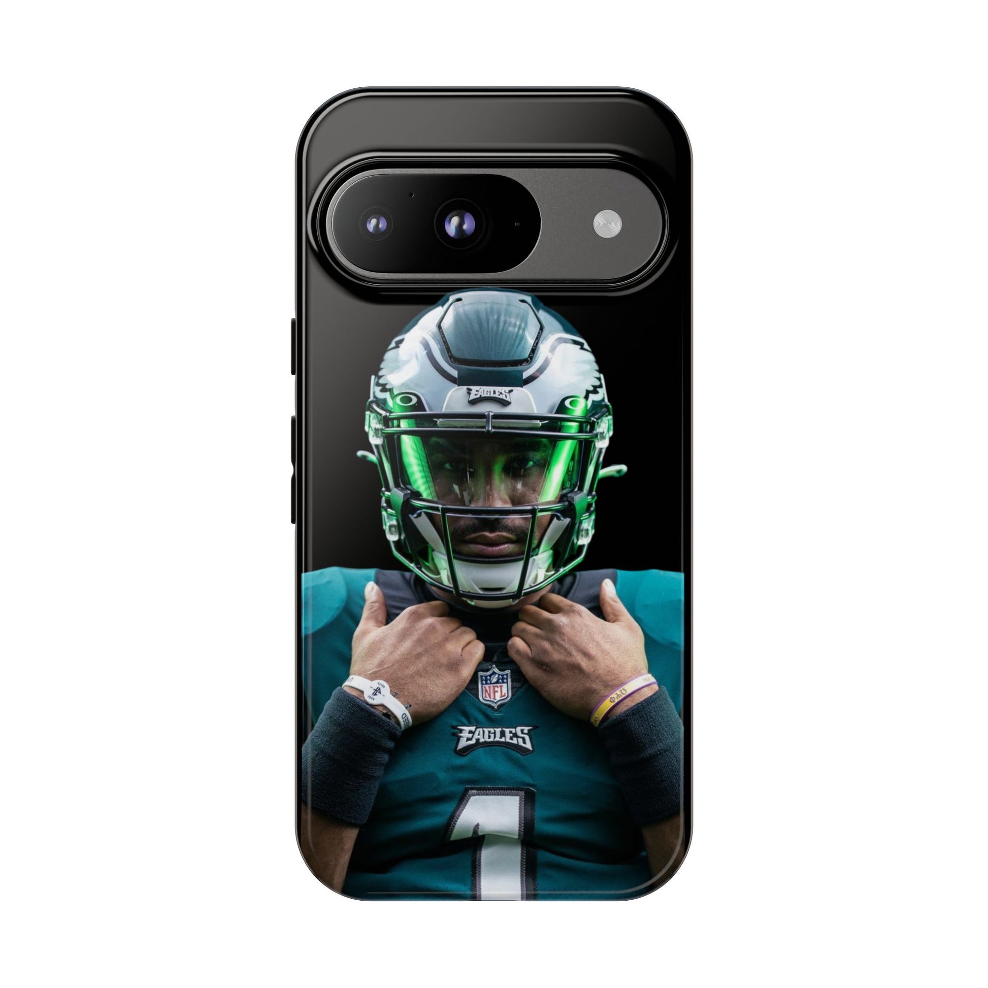 Eagles Football Jalen Hurts Tough Cases for iPhones, Samsung, and Pixel