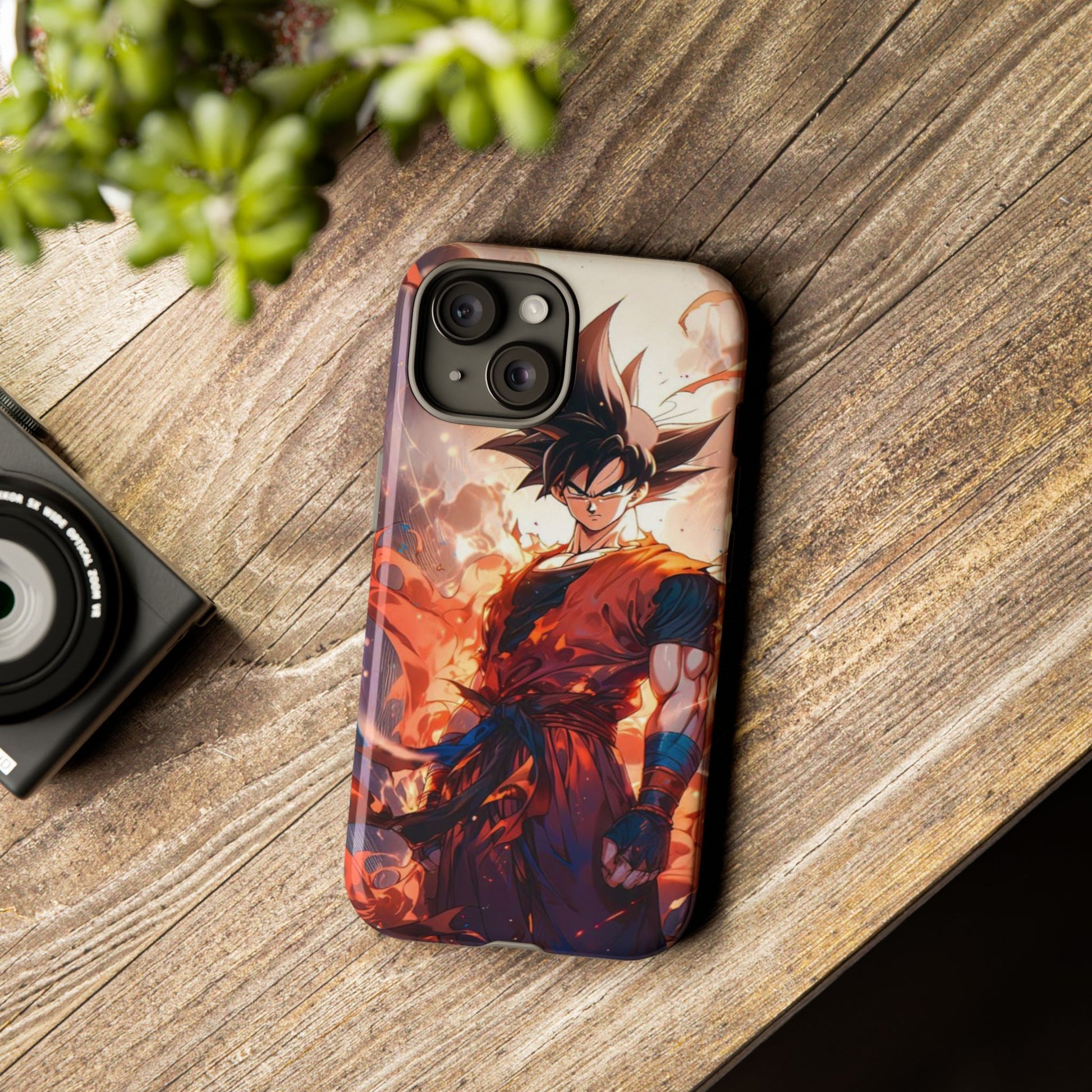 Anime Manga Dragon Ball Z Goku Tough Cases for iPhones, Samsung, and Pixel