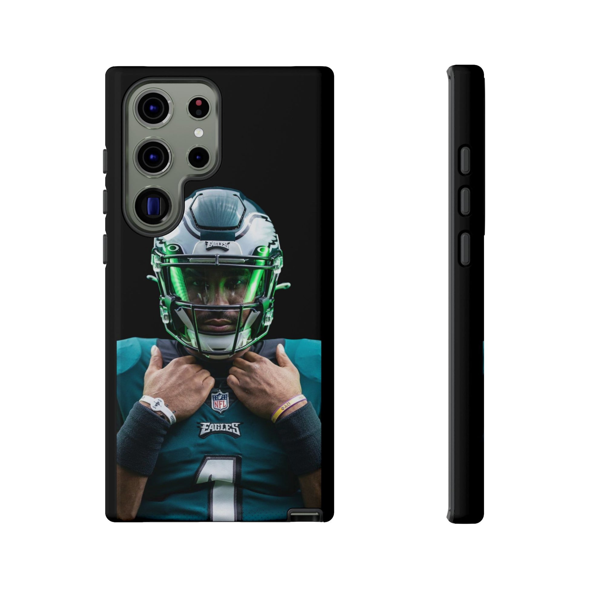 Eagles Football Jalen Hurts Tough Cases for iPhones, Samsung, and Pixel
