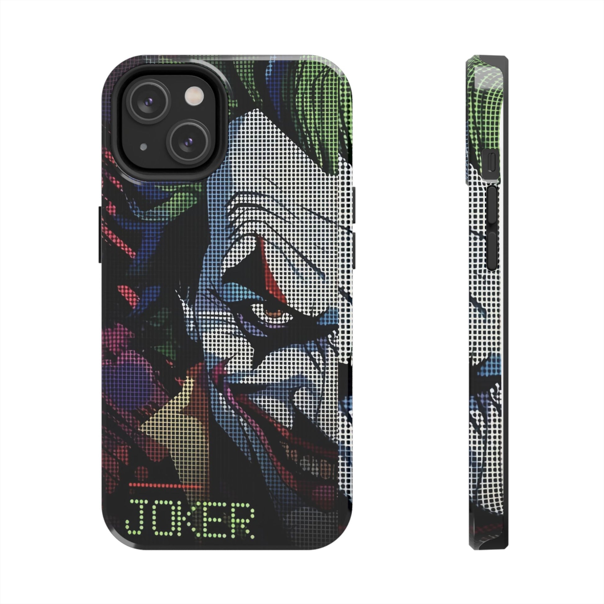 Digital Joker Comic Book Themed Phone Cases for Iphones & Samsung Phones