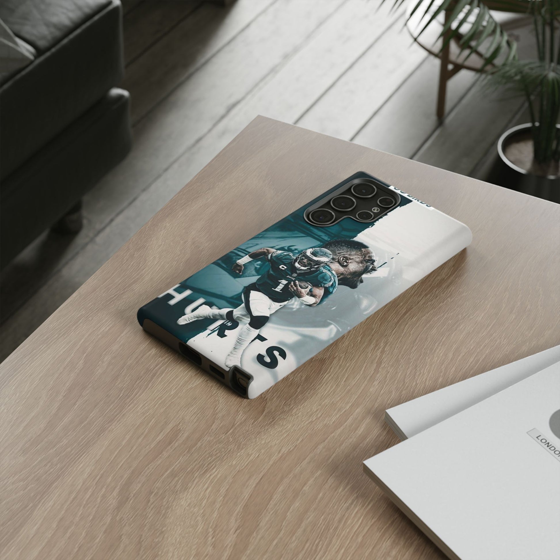Jalen Hurts Eagles Football Tough Cases for iPhones, Samsung, and Pixel