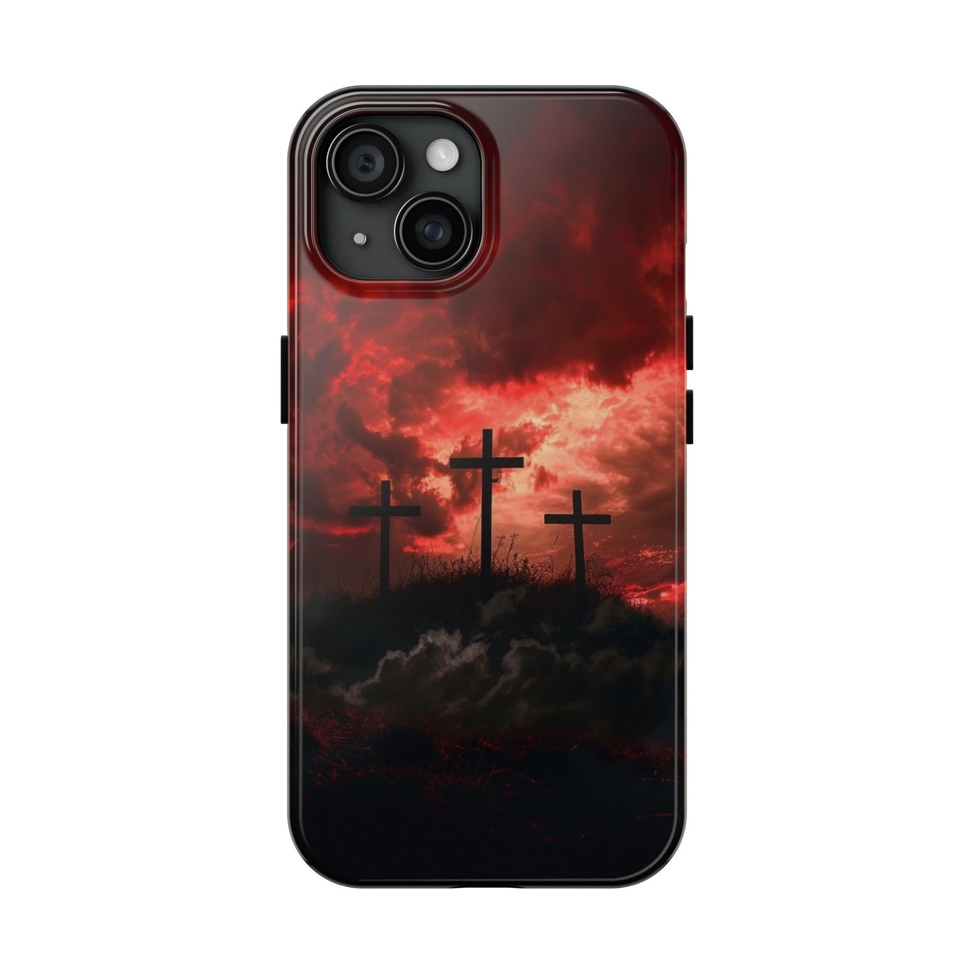 Crosses at Golgotha Christian Cases for iPhones & Samsung Phones