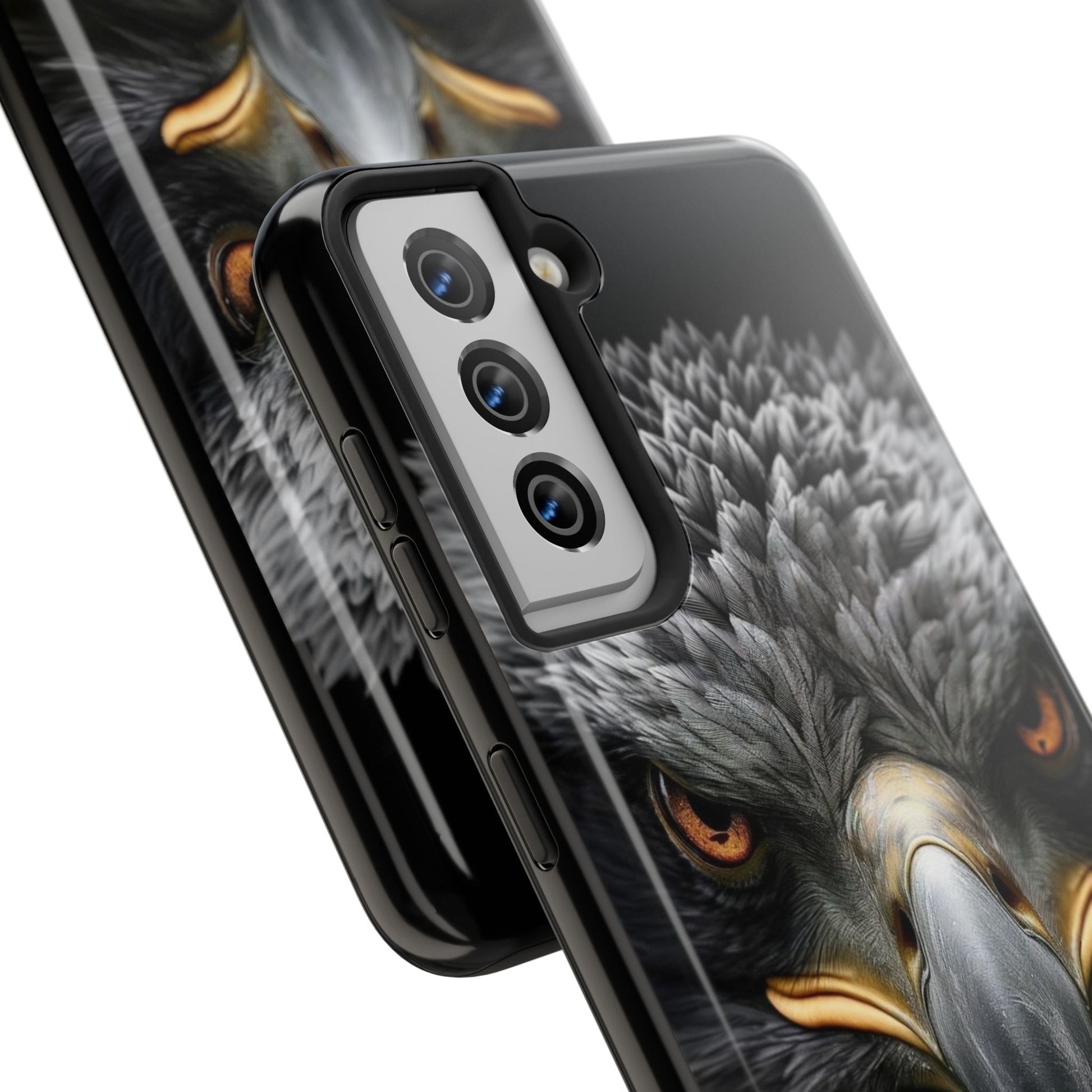 Mean Eagle Stare Theme Phone Cases for iPhones & Samsung Phones