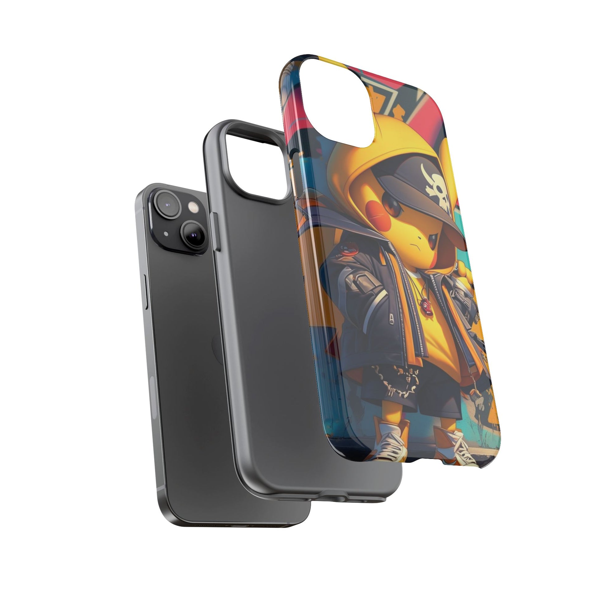 Cute Poke Bear Phone Case, Tough Cases for iPhones, Samsung, and Pixel
