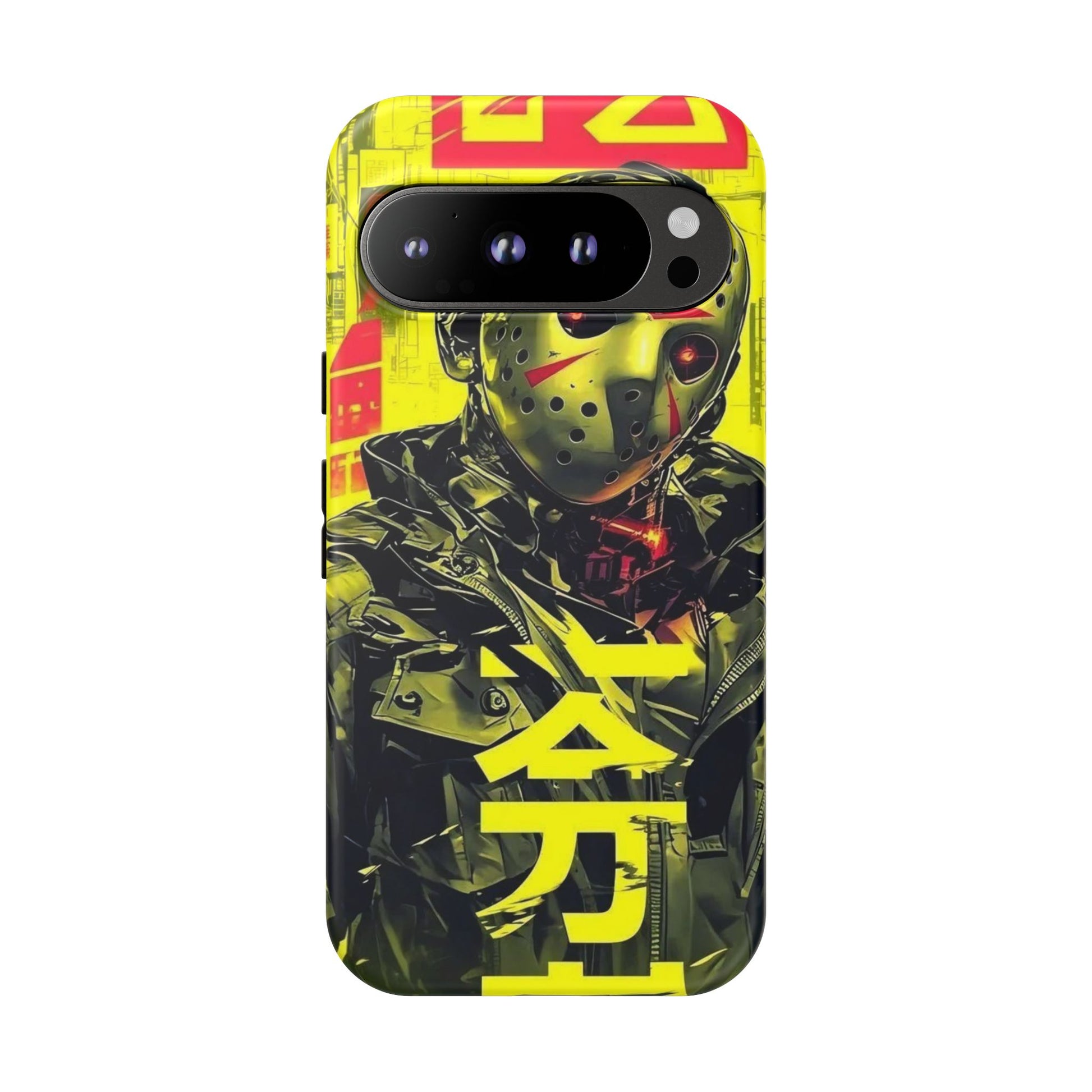 Cyberpunk X Jason Voorhees Tough Cases for iPhones, Samsung, and Pixel