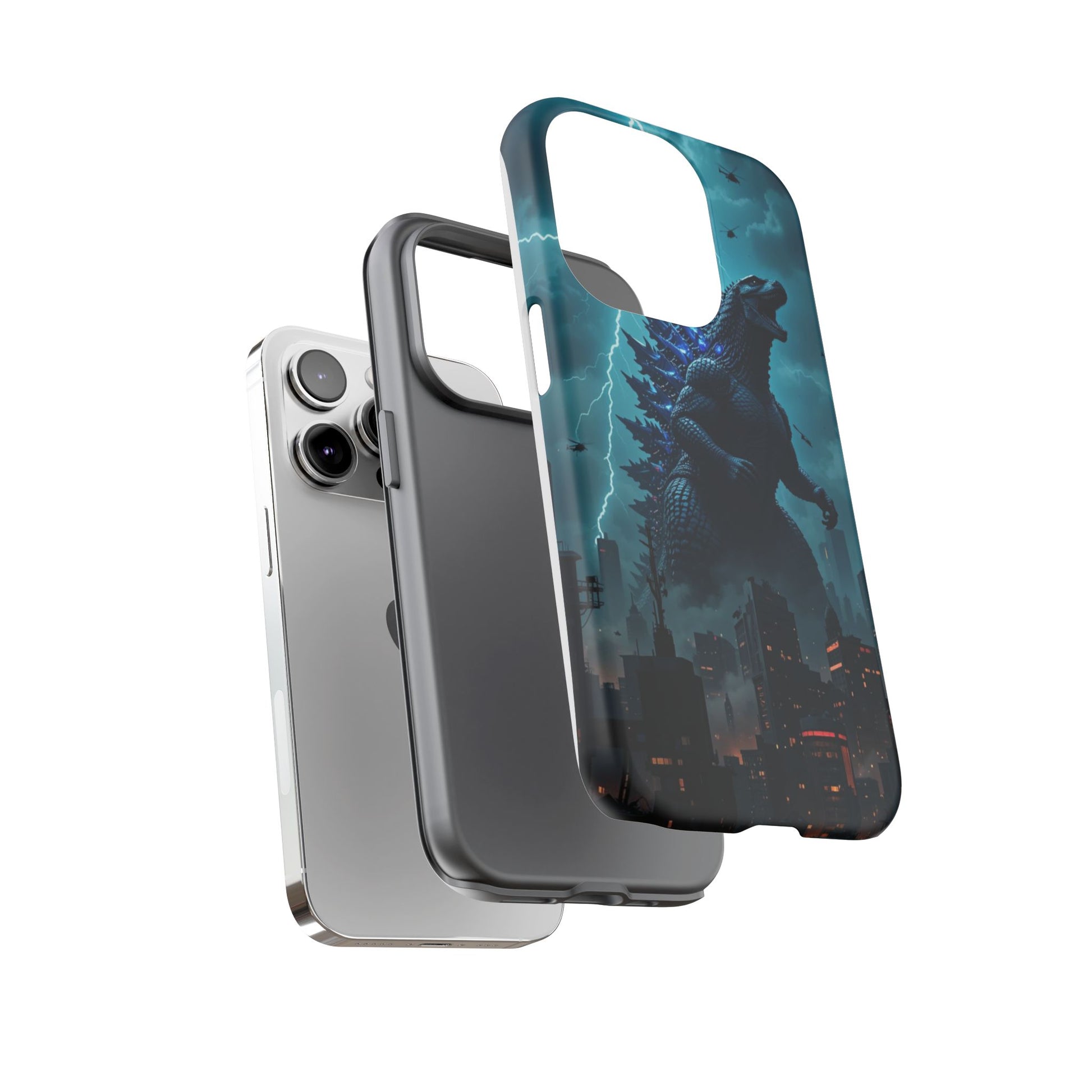 Godzilla Phone Case, Tough Cases for iPhones, Samsung, and Pixel